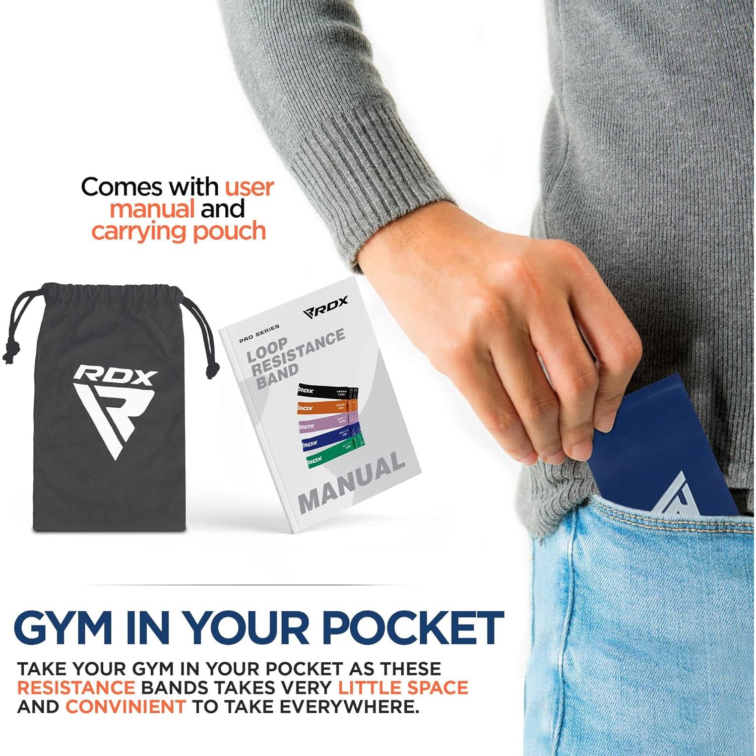 Conjunto de Bandas de Resistencia RDX 5 Niveles 2.27-11.34 kg