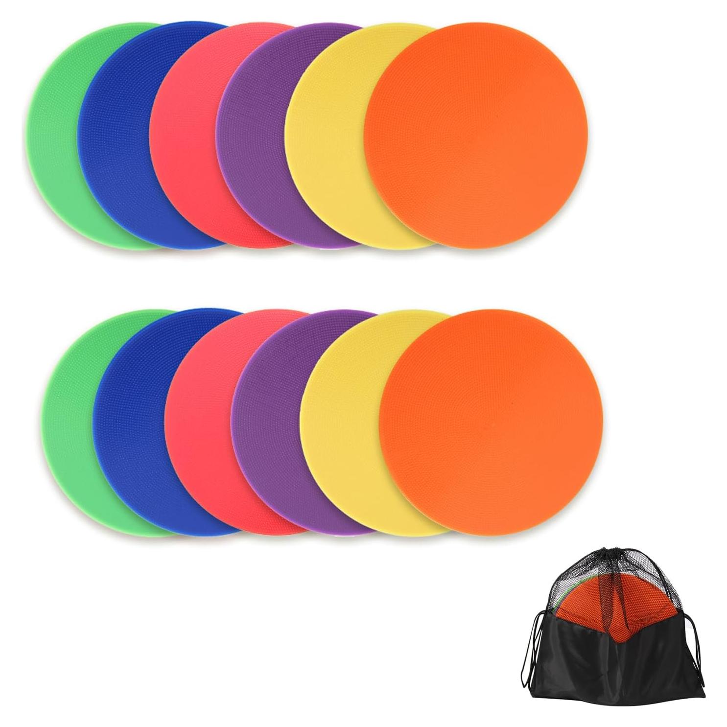 Marcadores de Puntos Suprwin 9 Pulgadas Antideslizantes Coloridos