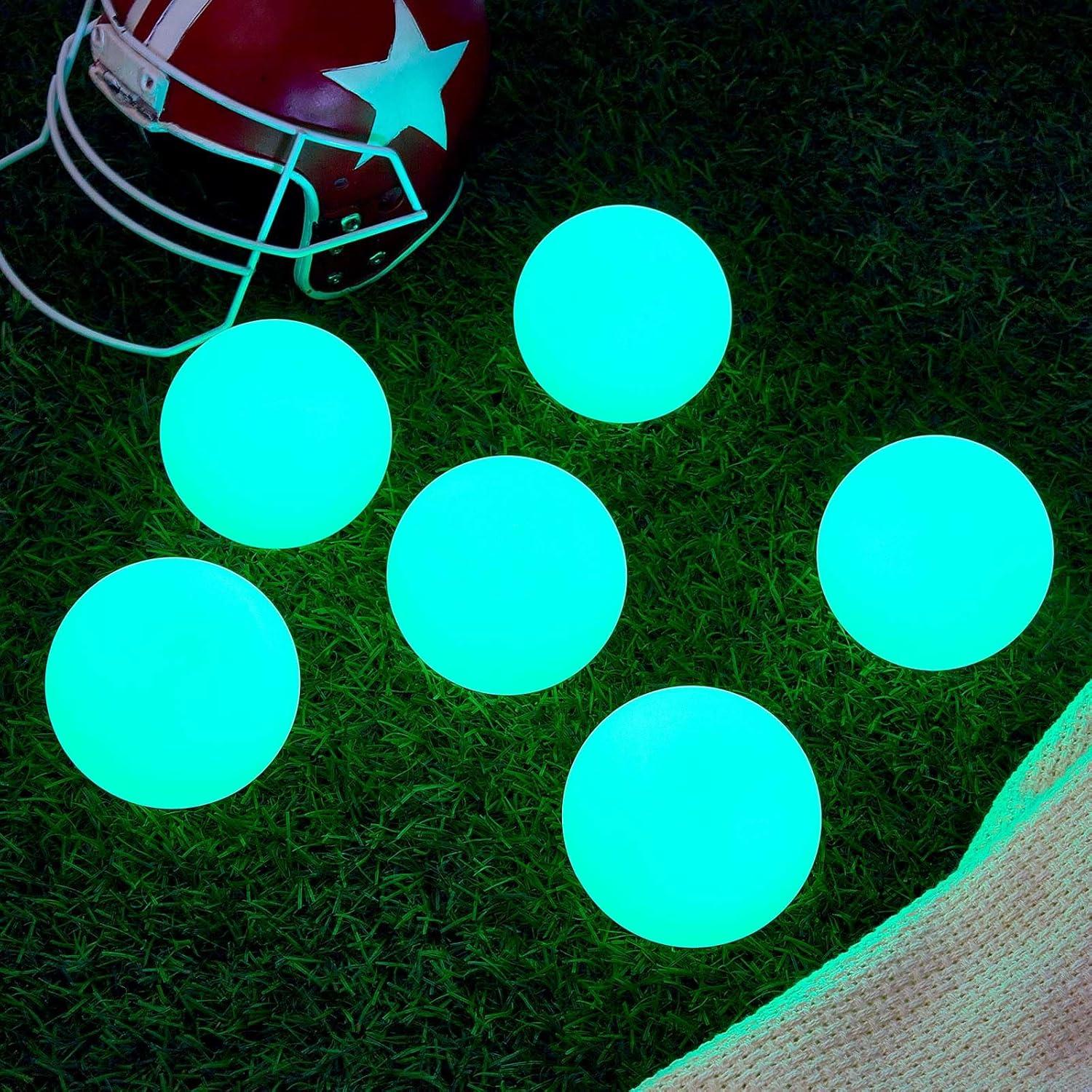 Pelotas de Hockey Callejero Deekin 12 Unidades Brillan en la Oscuridad