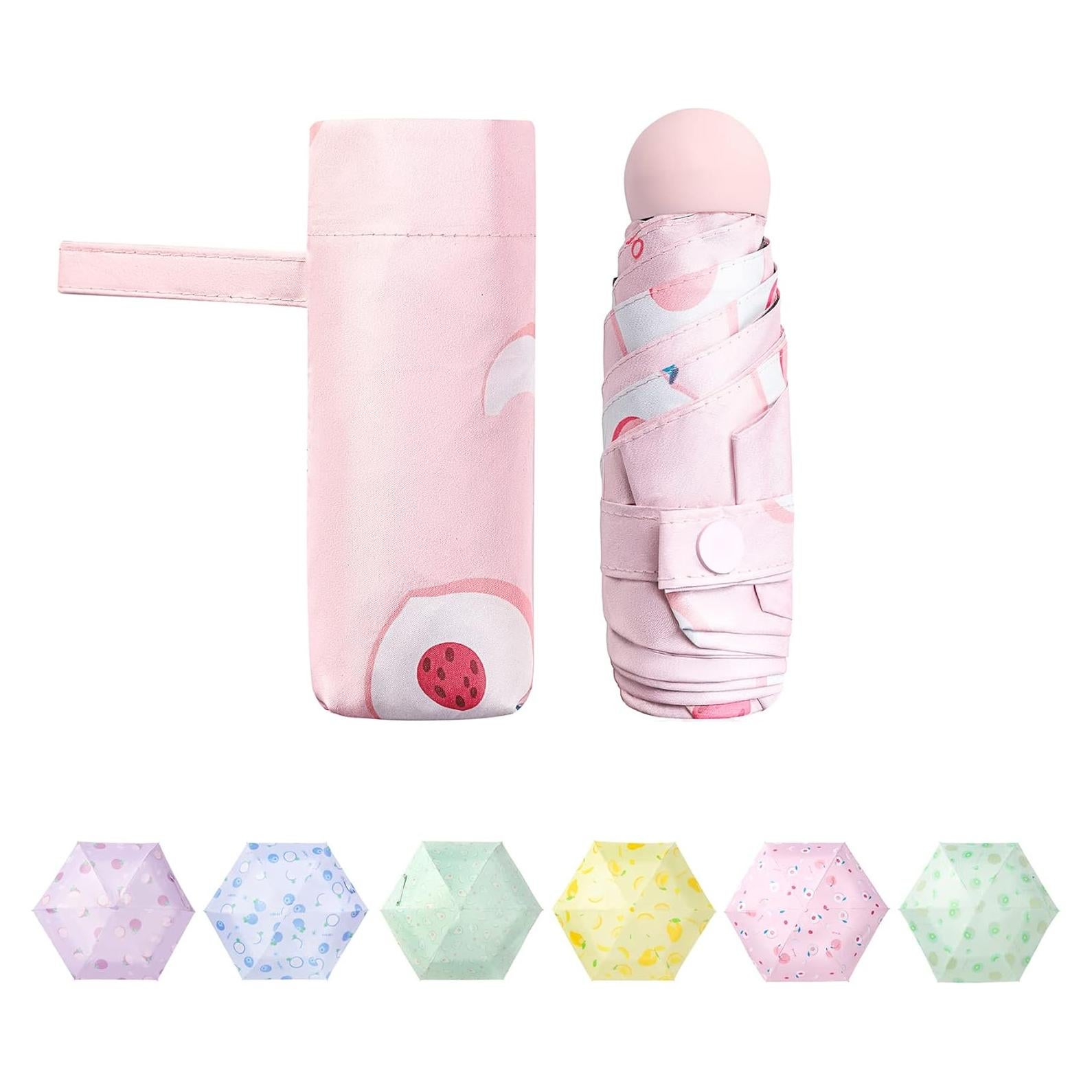 Paraguas Mini Plegable TIME LOVER con Protección UV - 101.6 cm