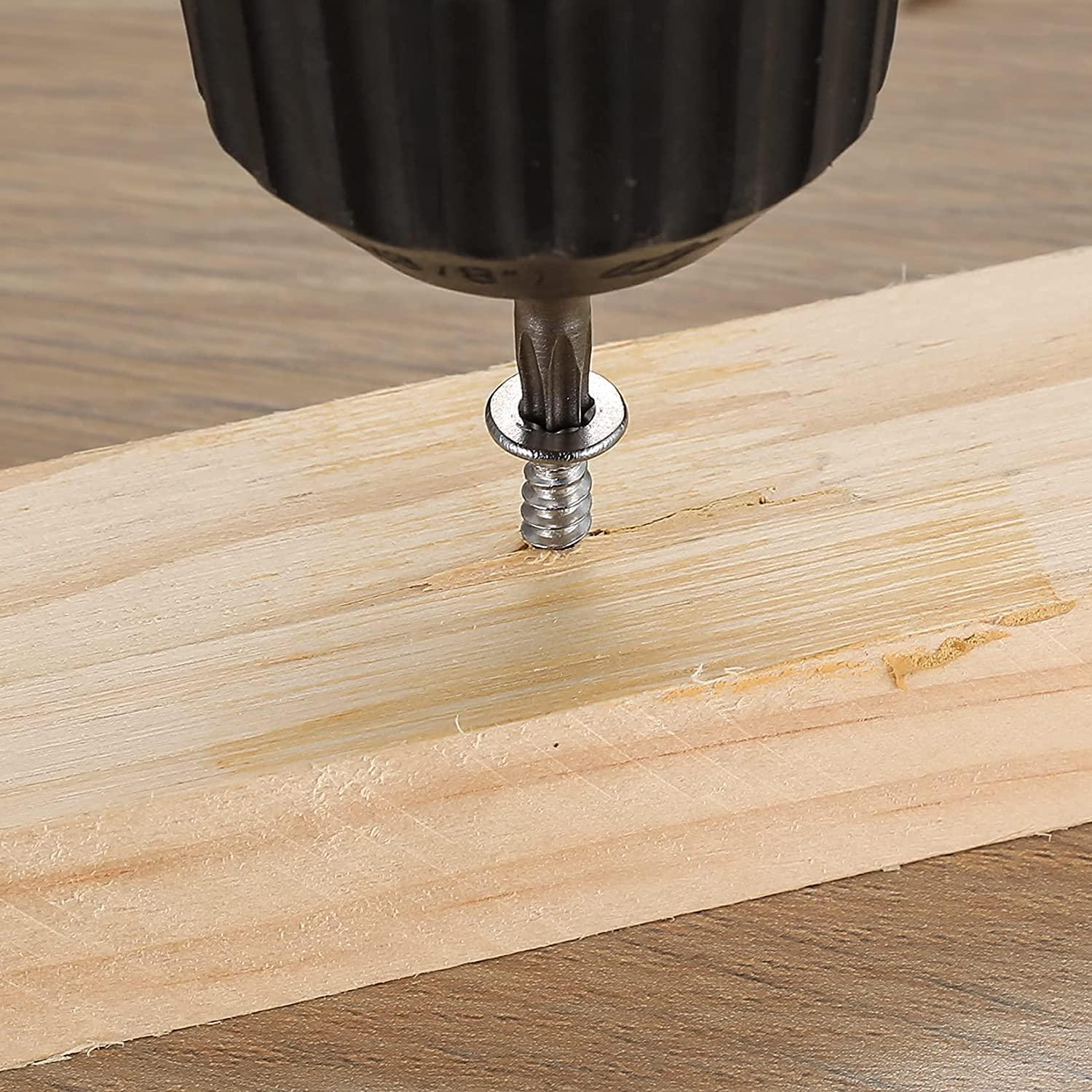 Kit de Tornillos Autoperforantes Torx 400 Pcs Acero Inoxidable