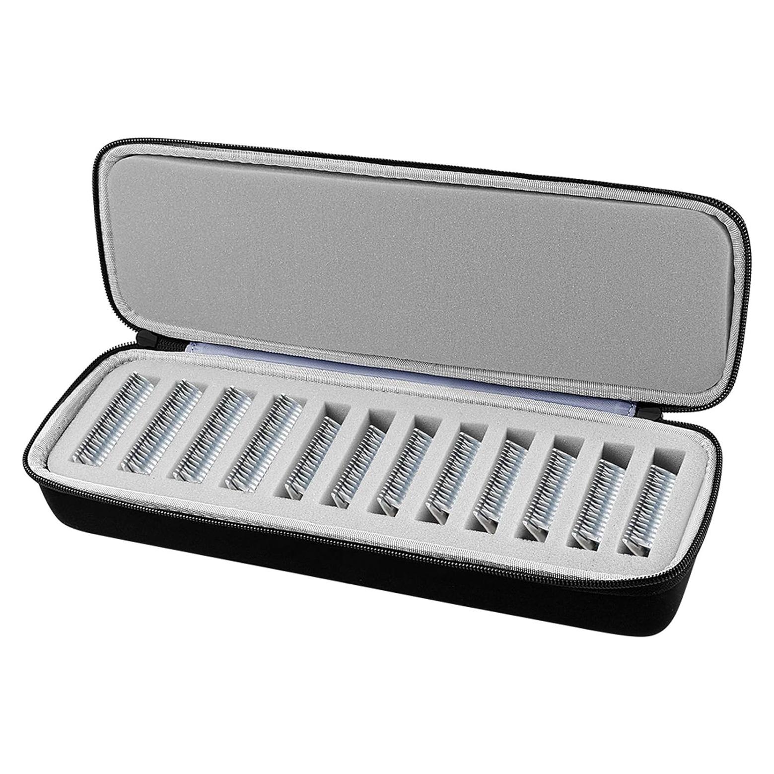 Estuche Organizador para Cuchillas Comecase - 12 Cuchillas - Compacto y Duradero