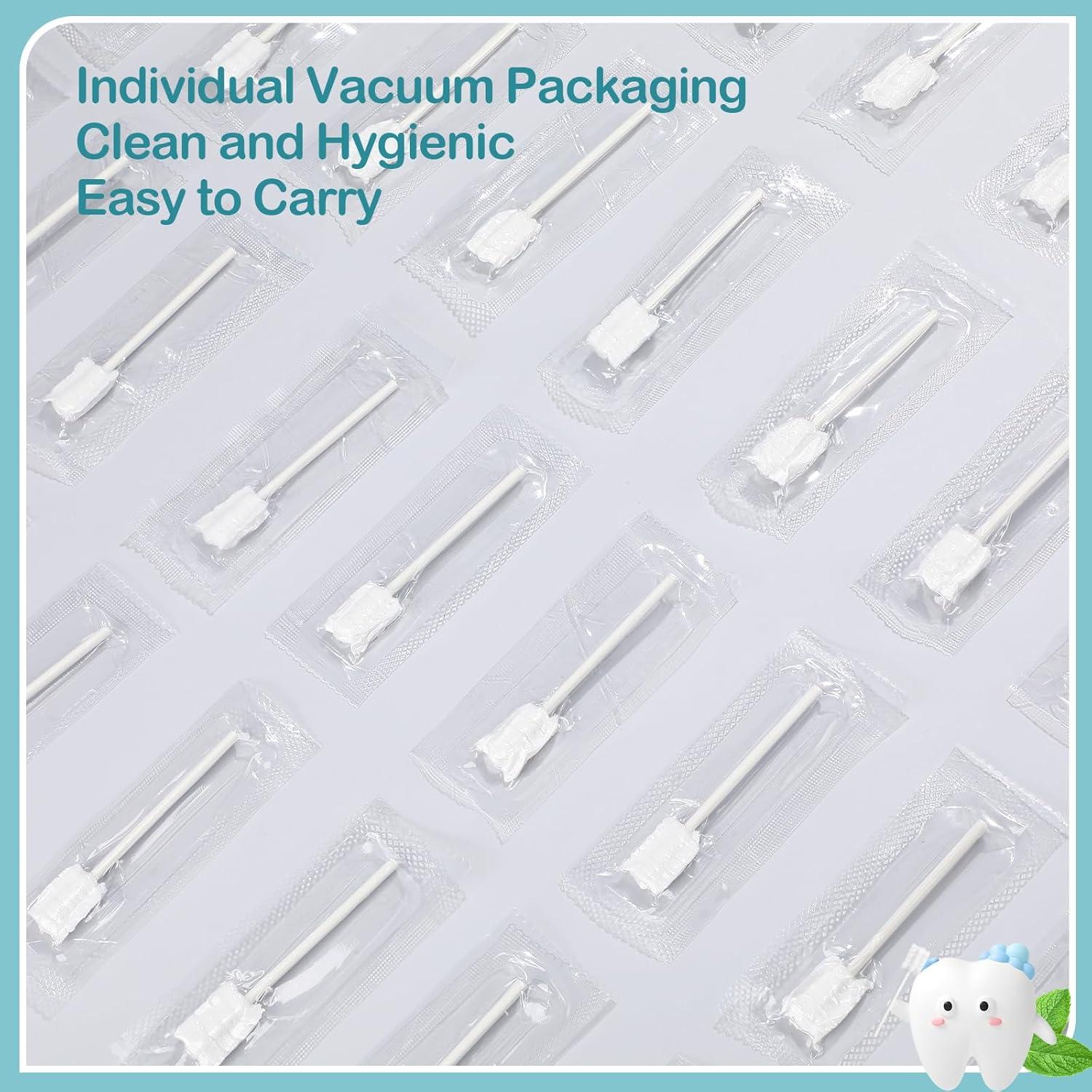 200 Piezas Limpiador de Lengua Bebé Singhoow con Cepillo Dedo