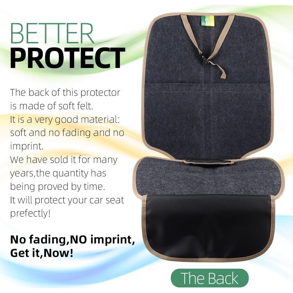 Protector de Asiento de Coche Viaviat Beige Impermeable Universal