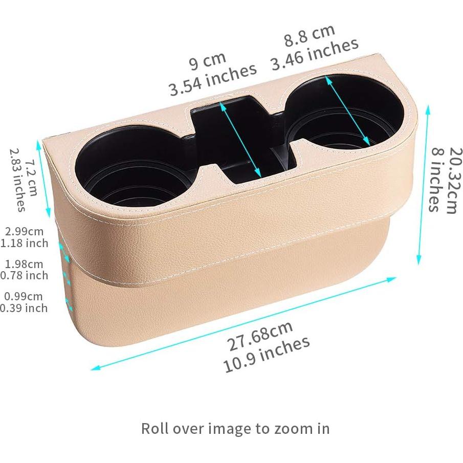 Soporte Multifuncional para Tazas de Coche ATMOMO Beige