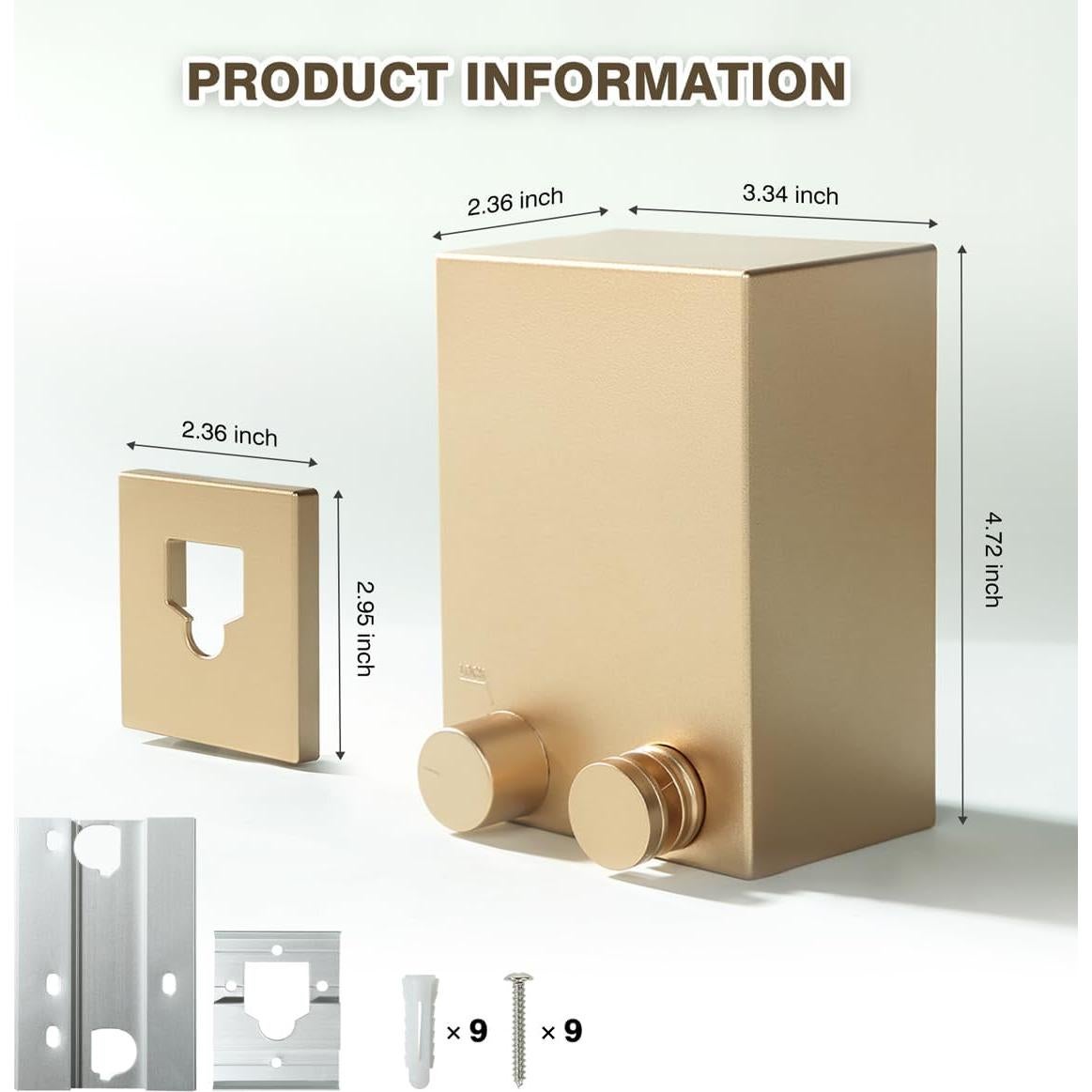 Cuerda de Ropa Retráctil XIOQINE 4.22m Acero Inoxidable Dorado