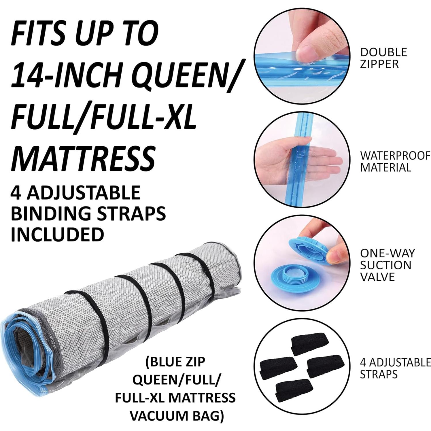 Bolsa de Vacío para Colchón Queen/Full/Full-XL Storage Logic