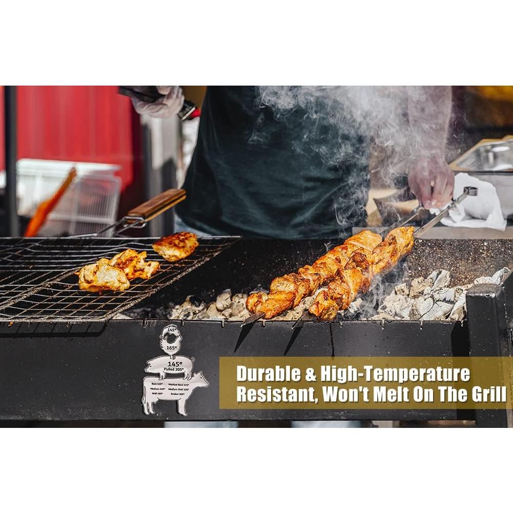 Imán de Temperatura de Carne Garyank - Accesorios BBQ Metal