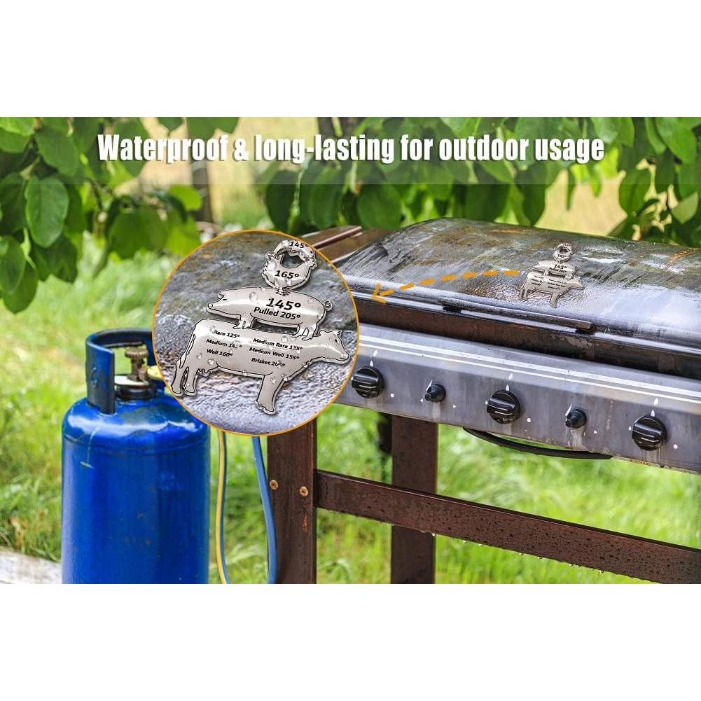 Imán de Temperatura de Carne Garyank - Accesorios BBQ Metal