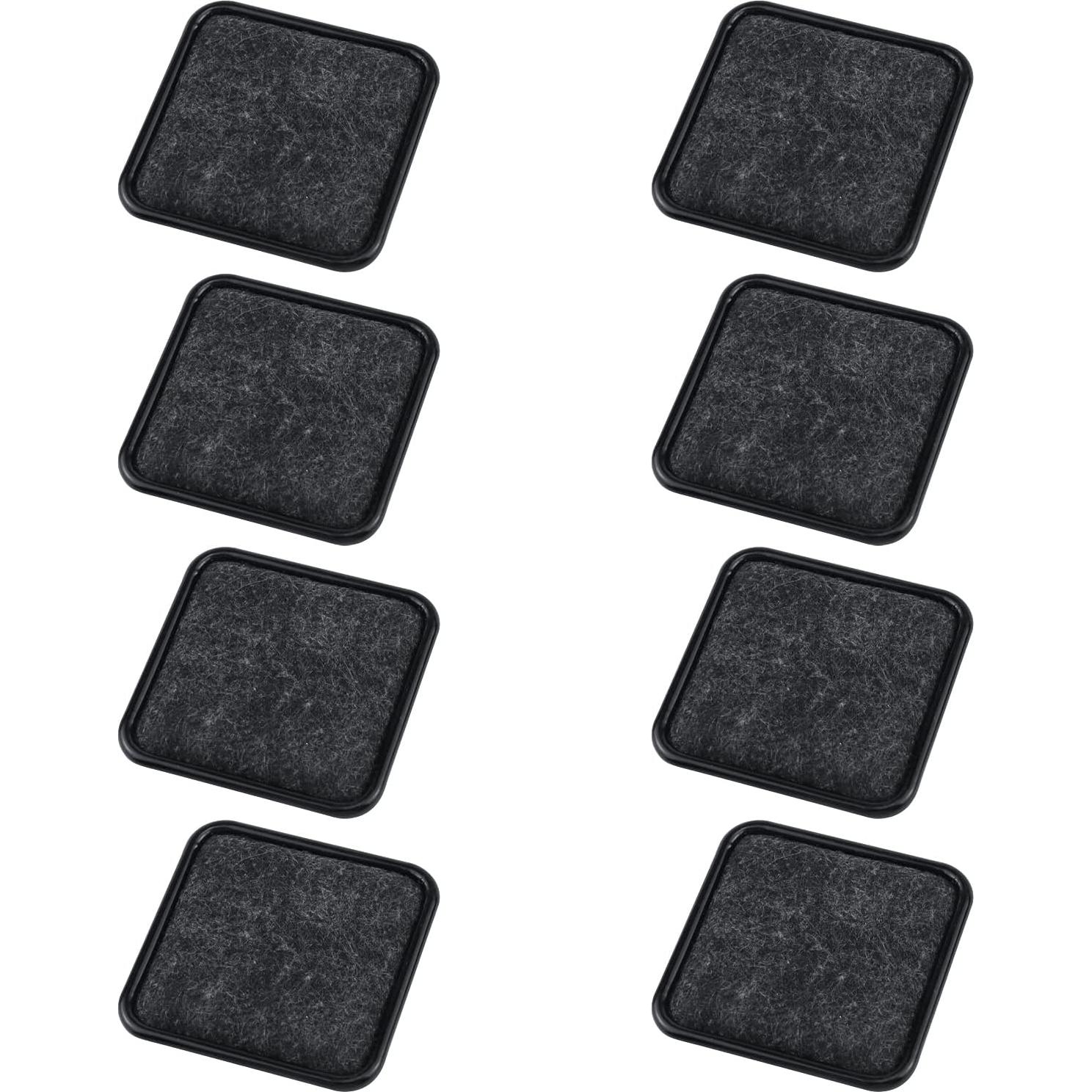 Deslizadores de Muebles Geesatis 8 Pcs Cuadrados 4.8x4.8 cm