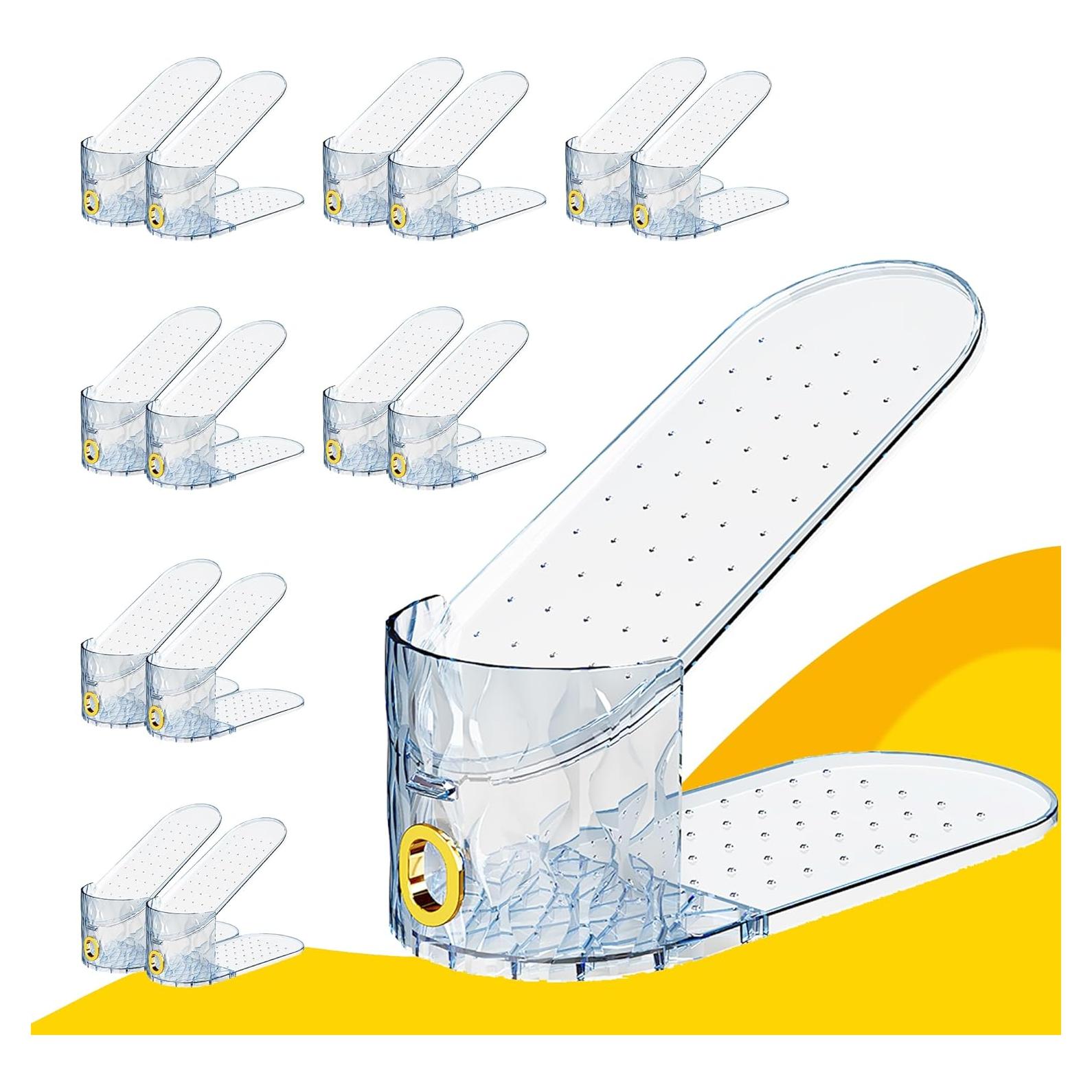 Organizador de Zapatos WMBOOX 15 Paquetes Apilable Azul