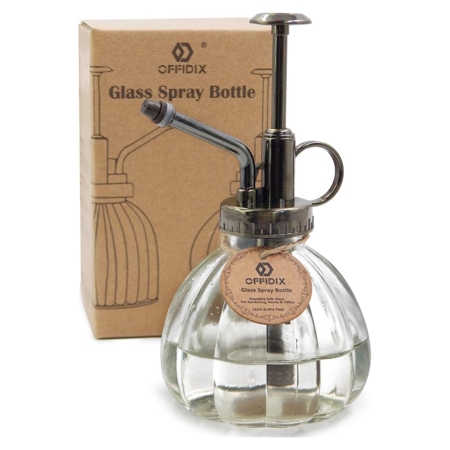 Botella Pulverizadora de Vidrio OFFIDIX 200 ml 16 cm Vintage