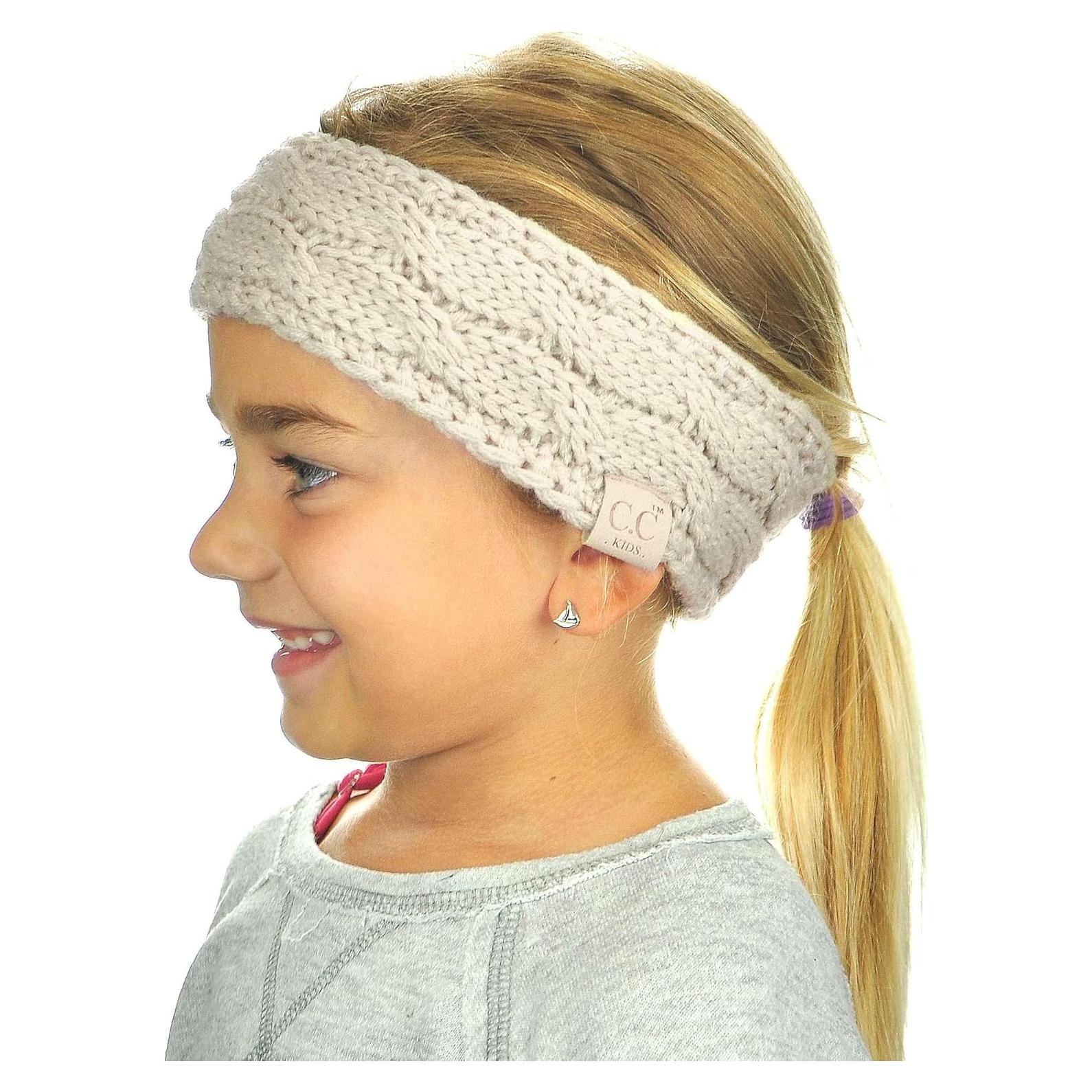 Gorro de Invierno para Niños C.C Beige con Forro de Felpa
