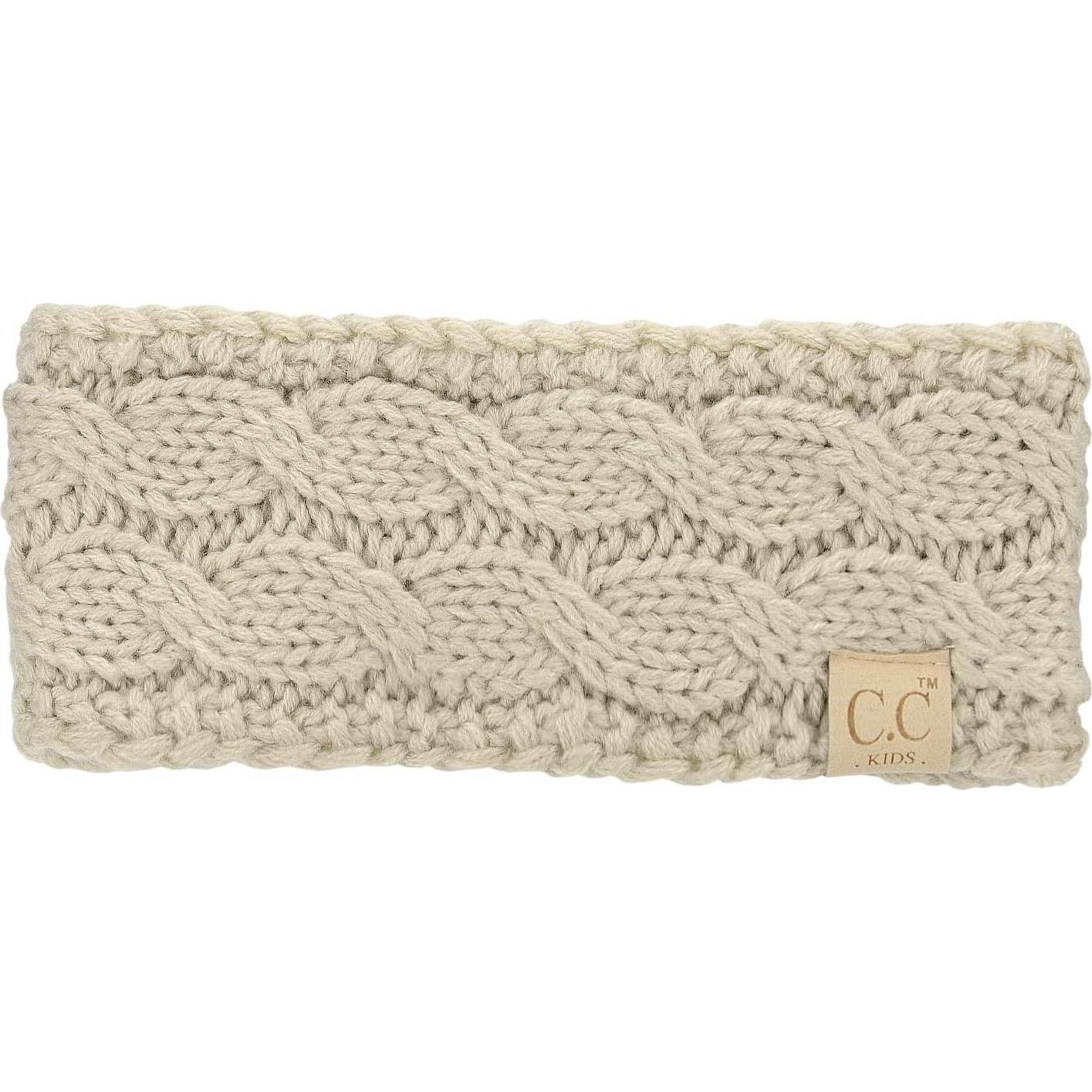 Gorro de Invierno para Niños C.C Beige con Forro de Felpa