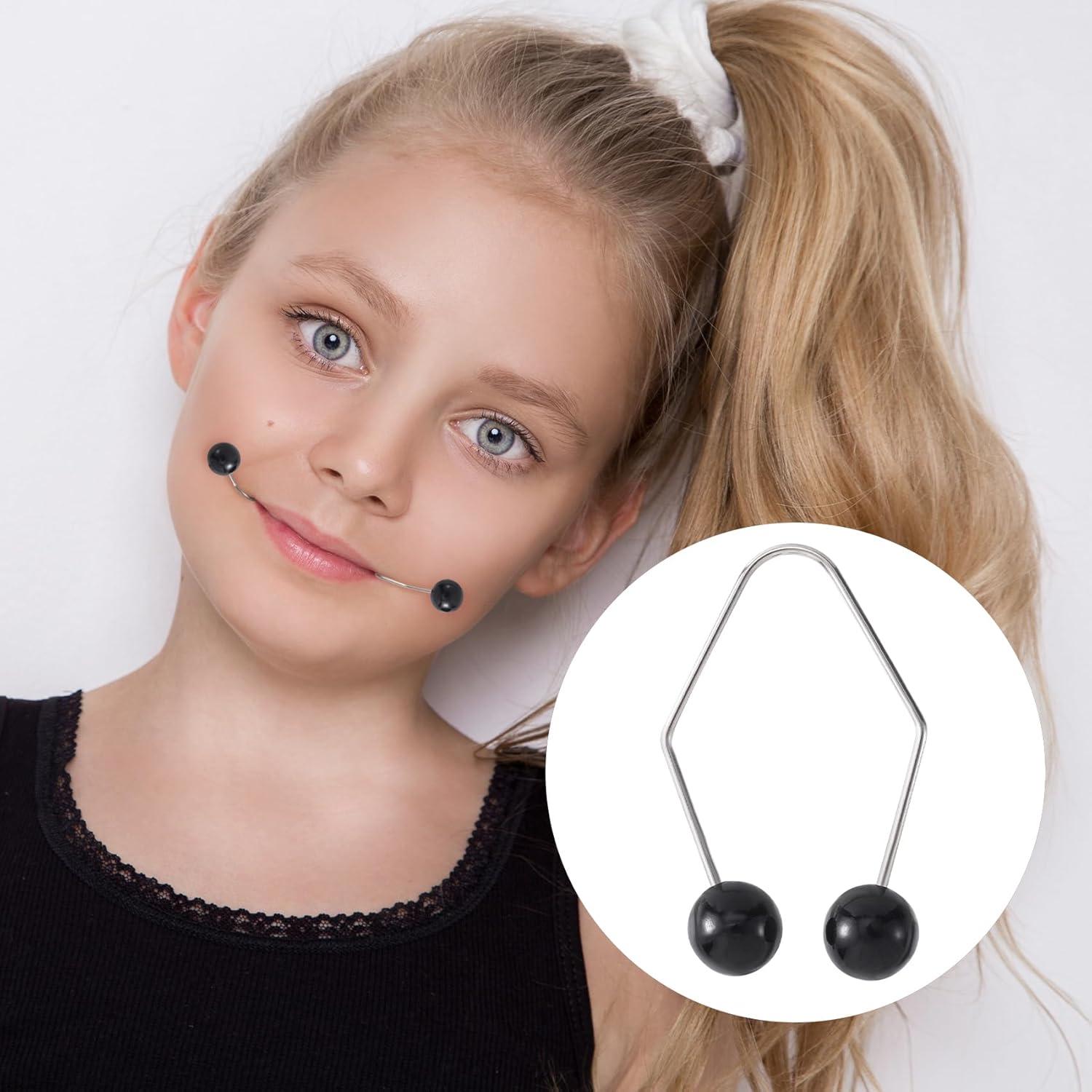 Creador de Hoyuelos Facial SmallCat 2PCS Negro - Ejercitador de Mejillas