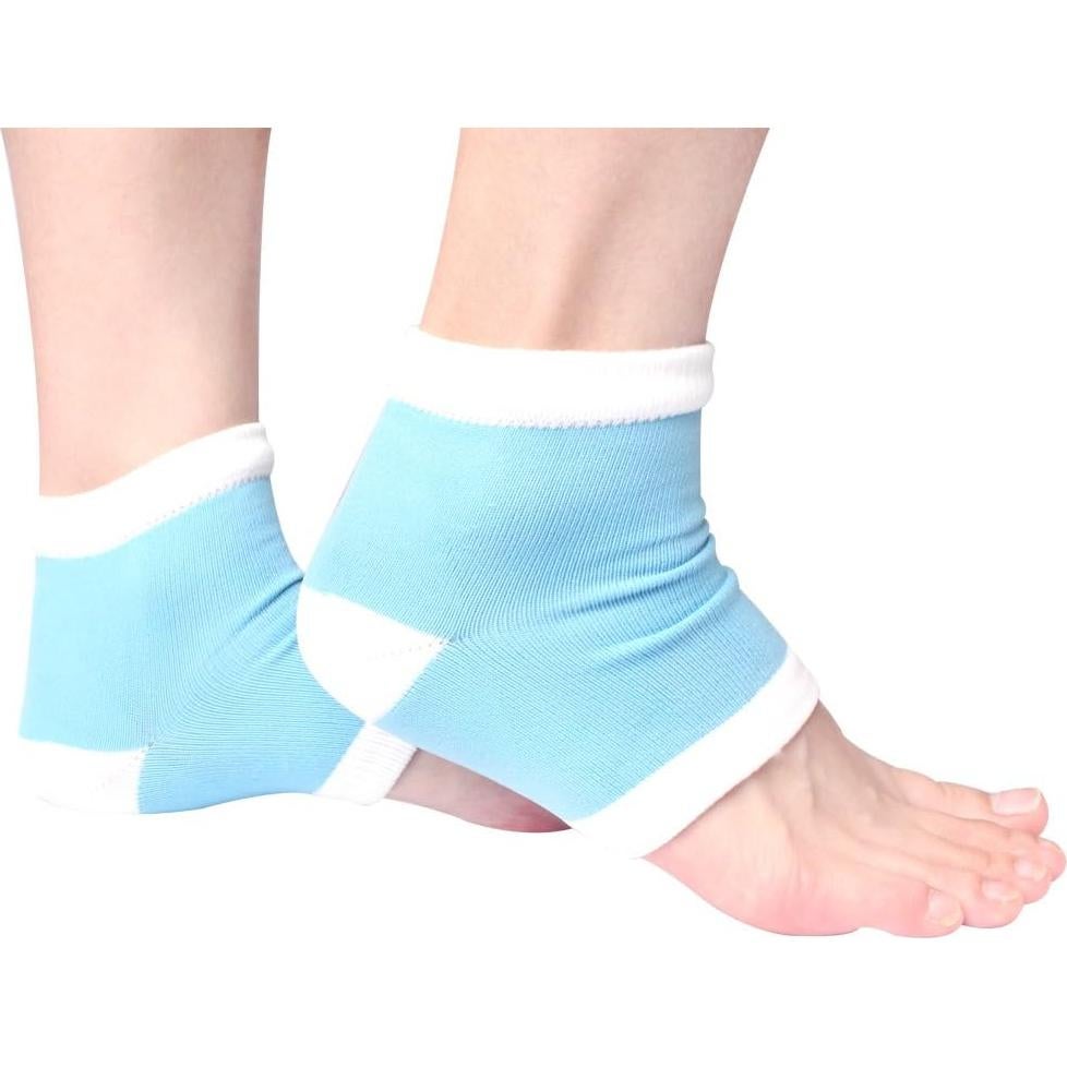 Calcetines de Gel Hidratantes FOOTINSOLE - Azul, 1 Par