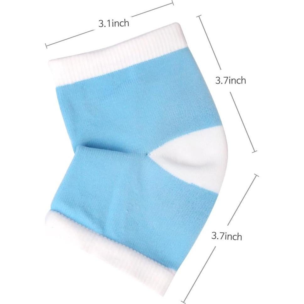 Calcetines de Gel Hidratantes FOOTINSOLE - Azul, 1 Par