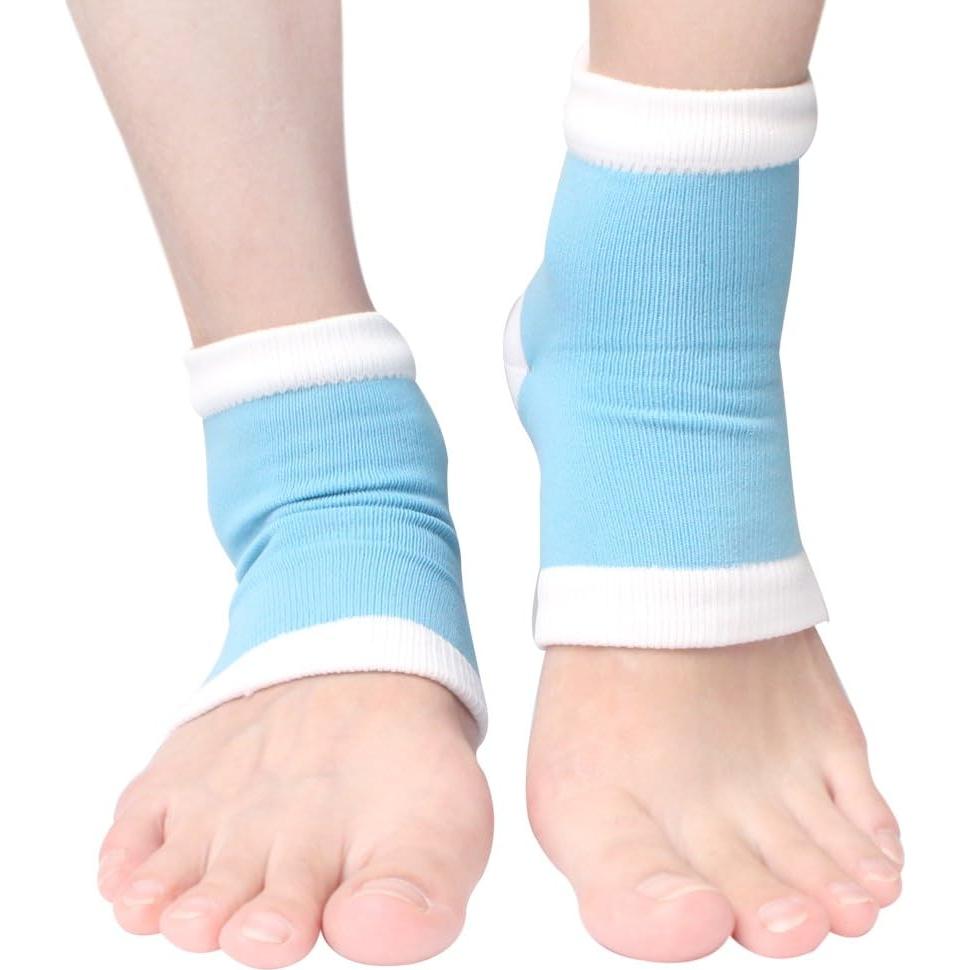 Calcetines de Gel Hidratantes FOOTINSOLE - Azul, 1 Par