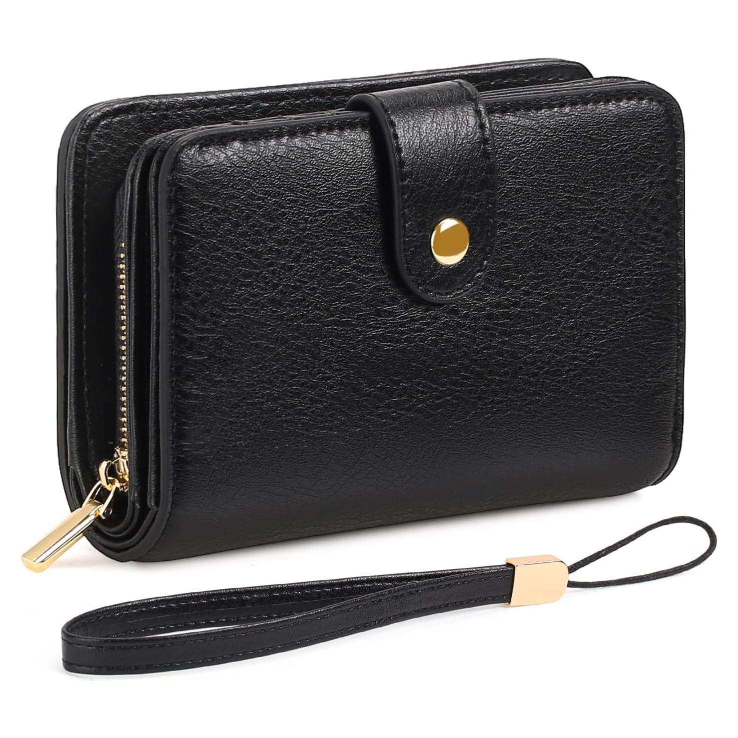 Cartera Pequeña GAEKEAO para Mujeres con Bloqueo RFID de Cuero