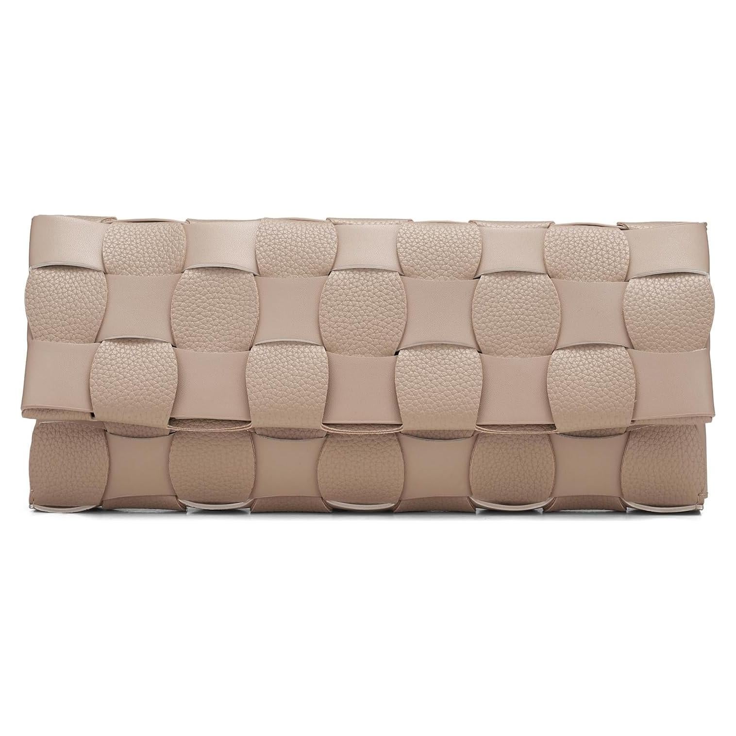 Cartera de Noche Tejida CHUNLI para Mujeres - Beige Albaricoque