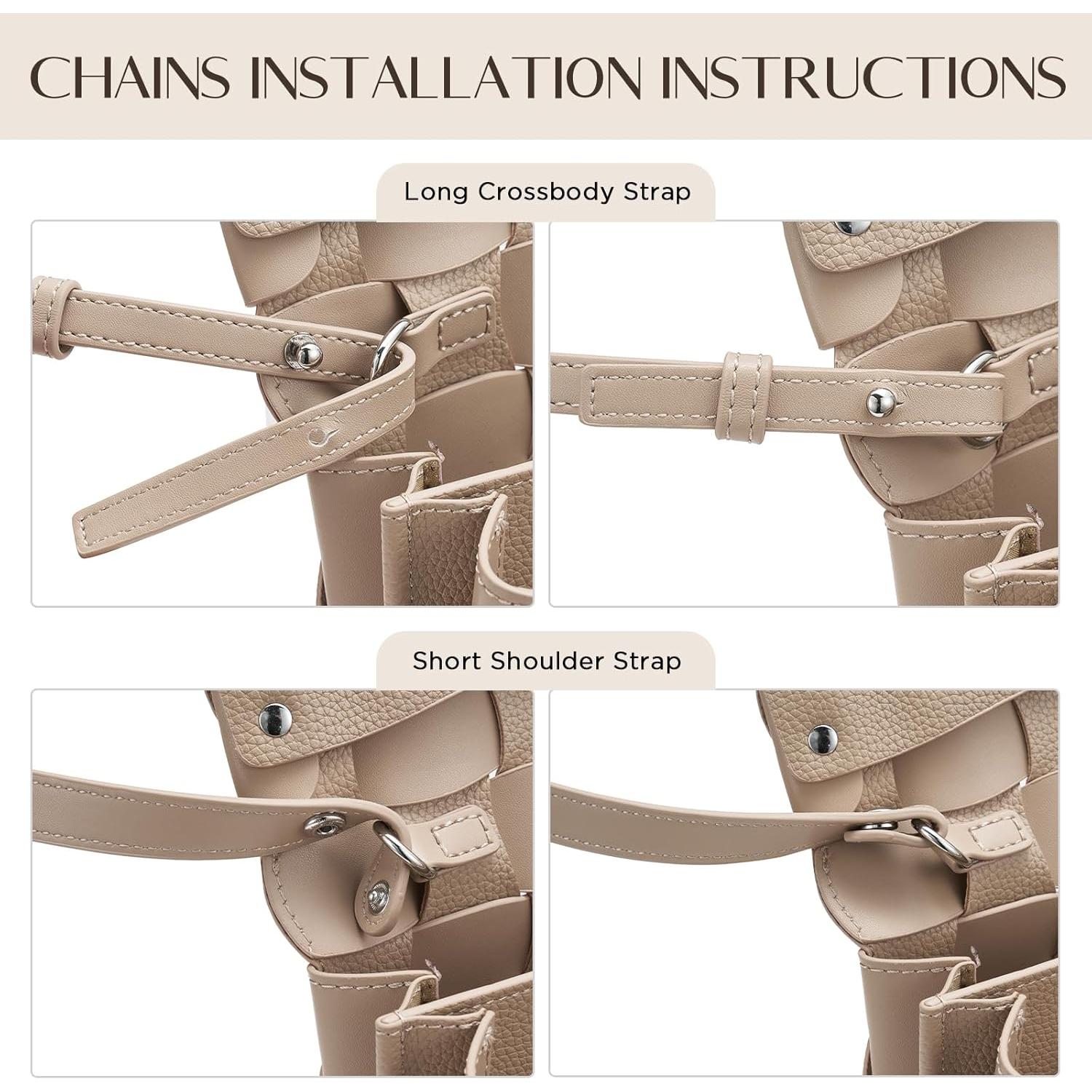 Cartera de Noche Tejida CHUNLI para Mujeres - Beige Albaricoque