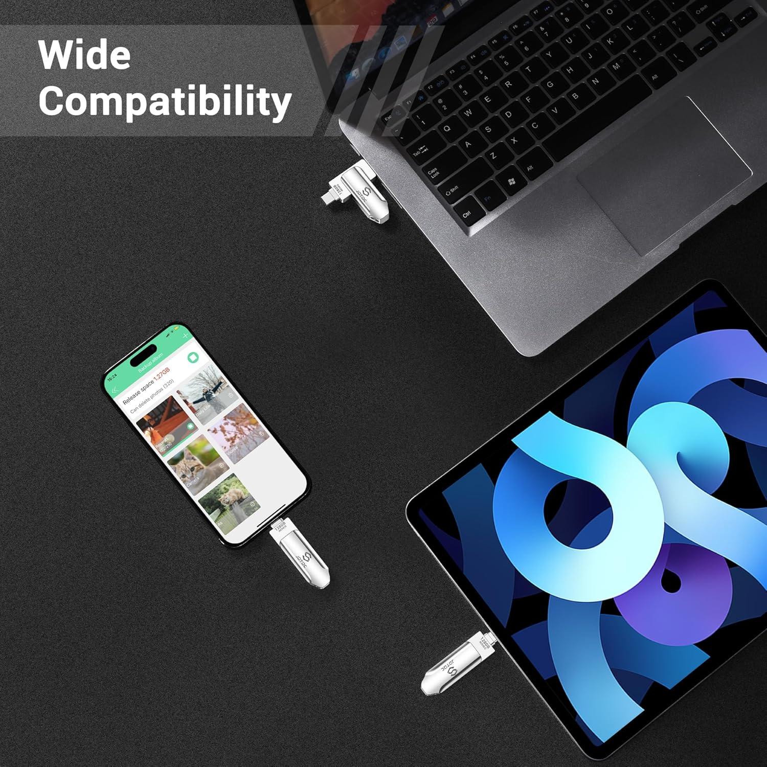 Photo Stick 128GB JSL JDTDC USB-C para iPhone 15/16