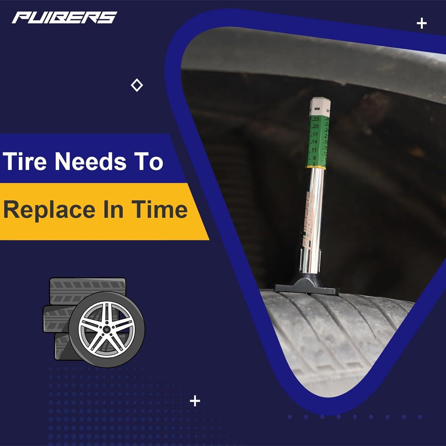 Calibrador de Profundidad de Banda de Neumático PUIBERS 25mm