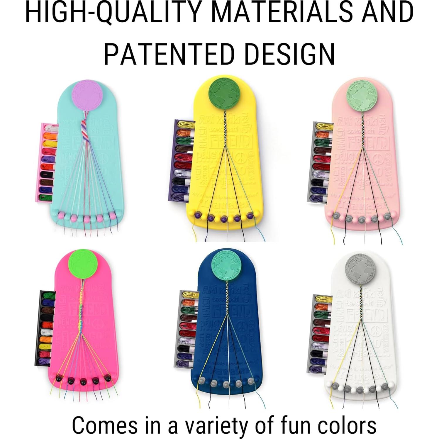 Kit de Fabricación de Pulseras de Amistad Elige Amistad - 20 Hilos