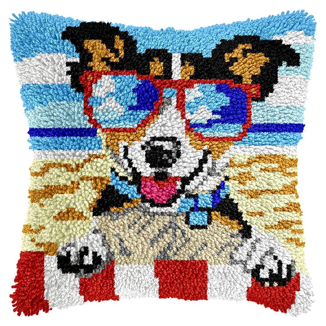 Kit de Ganchillo veirousa para Cojín 43x43 cm DIY