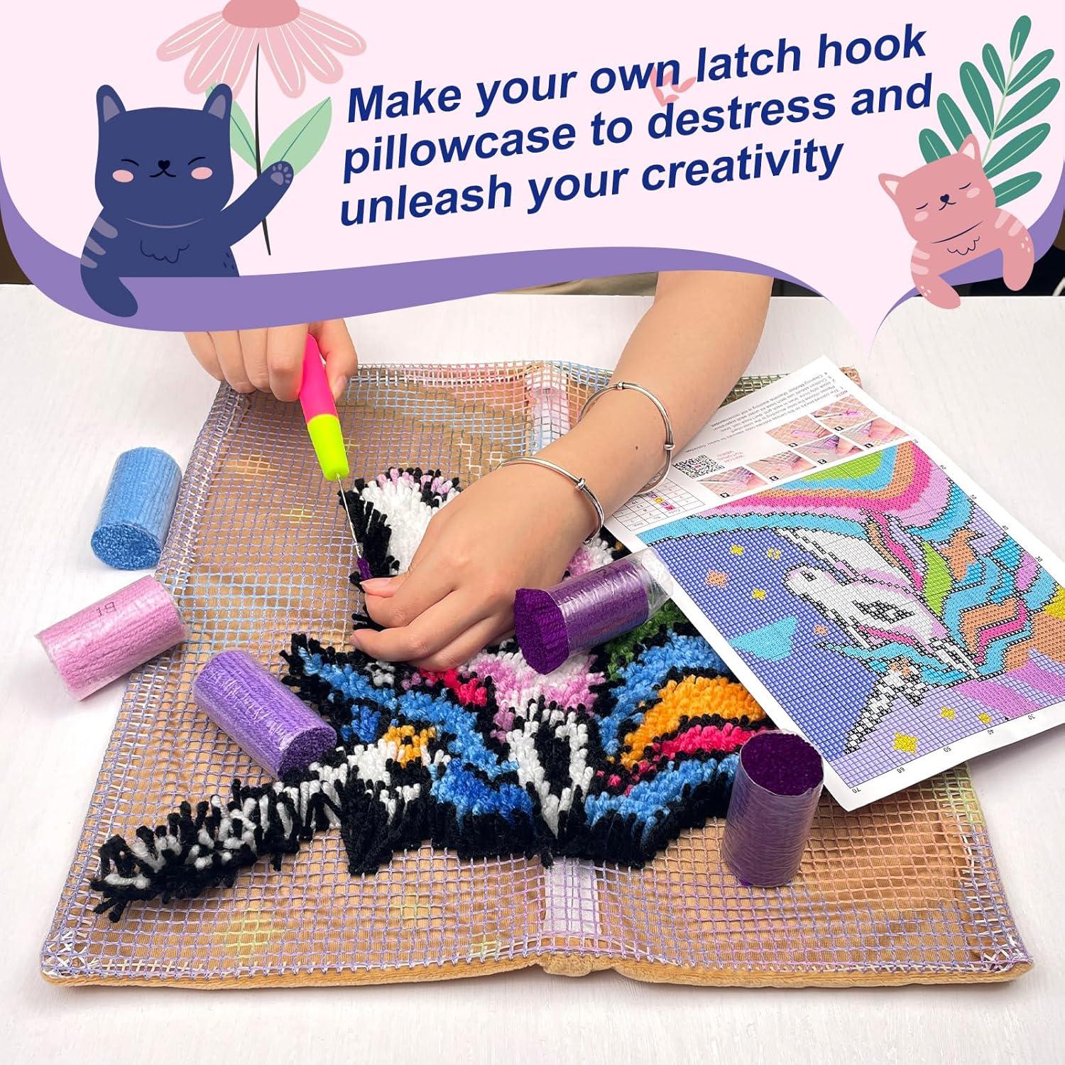 Kit de Ganchillo veirousa para Cojín 43x43 cm DIY