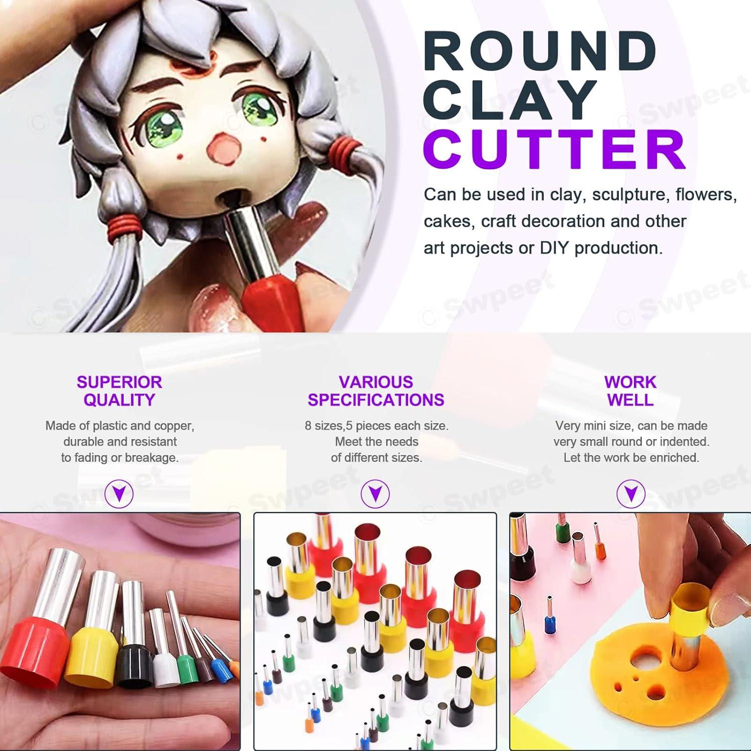 Kit de Herramientas de Arcilla Polimérica Swpeet 122Pcs Verde