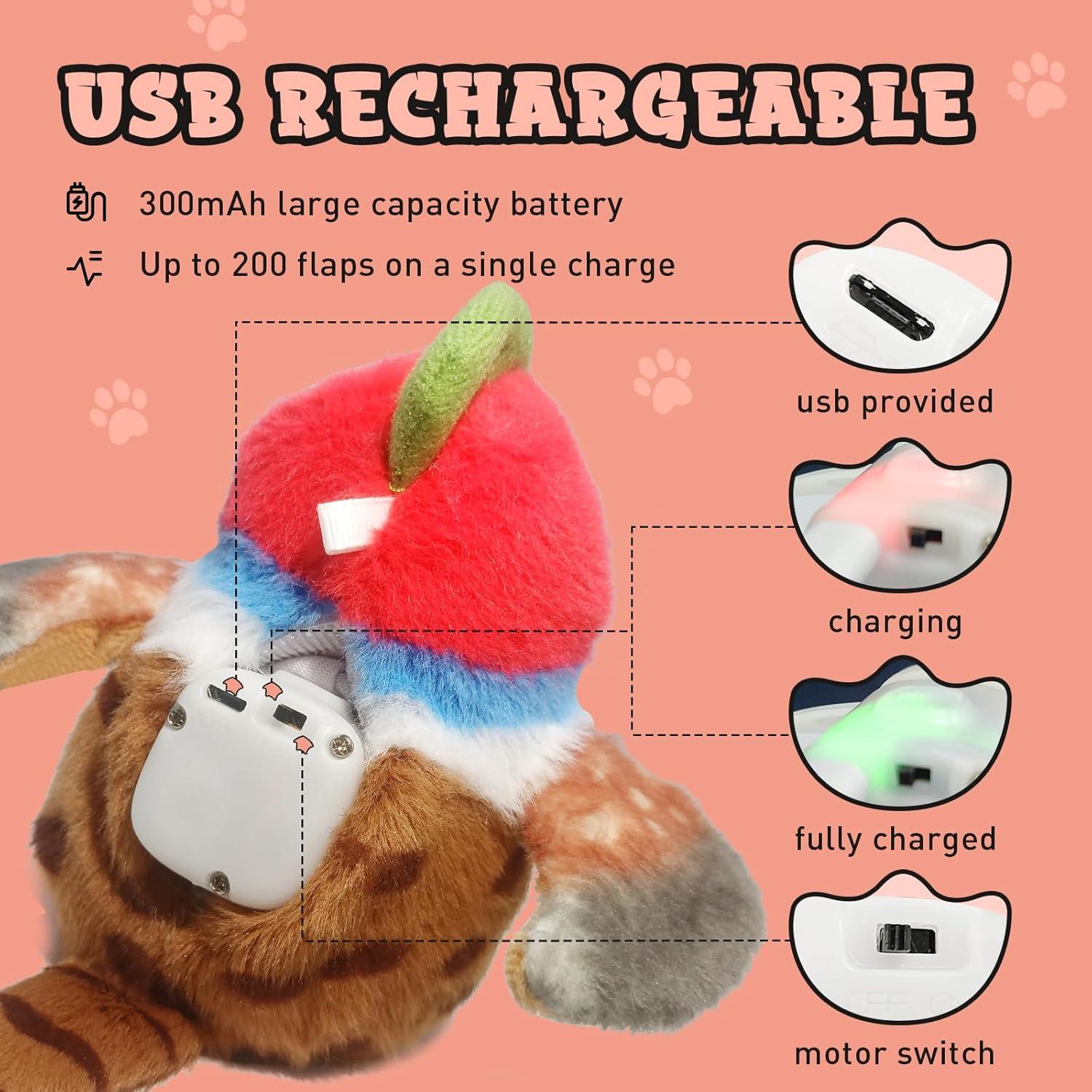 Juguete Interactivo para Gatos BuntyJoy Faisán Aleteante