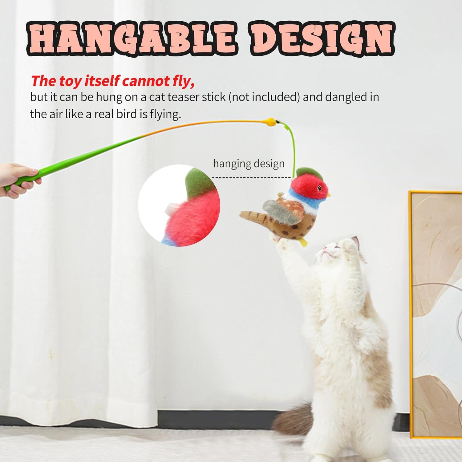 Juguete Interactivo para Gatos BuntyJoy Faisán Aleteante