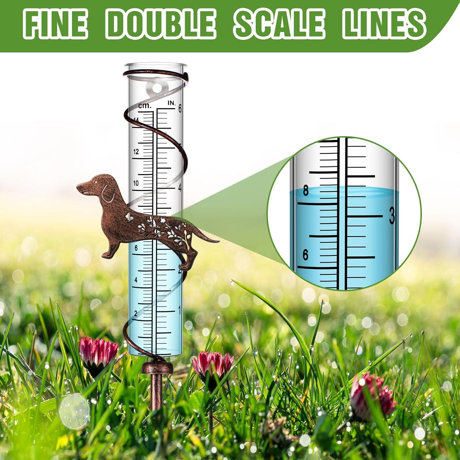 Pluviómetro Exterior Relaxweex 42x4 cm Perro Dachshund