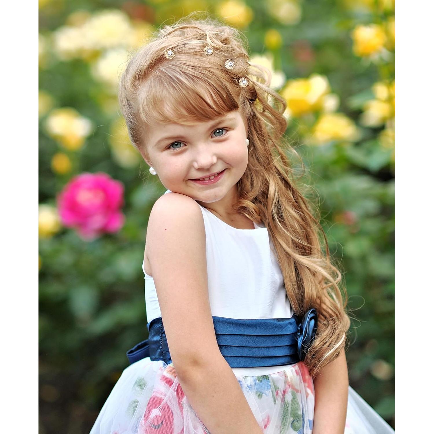 Conjunto de Horquillas para Novias JINA con Brillantes Dorado