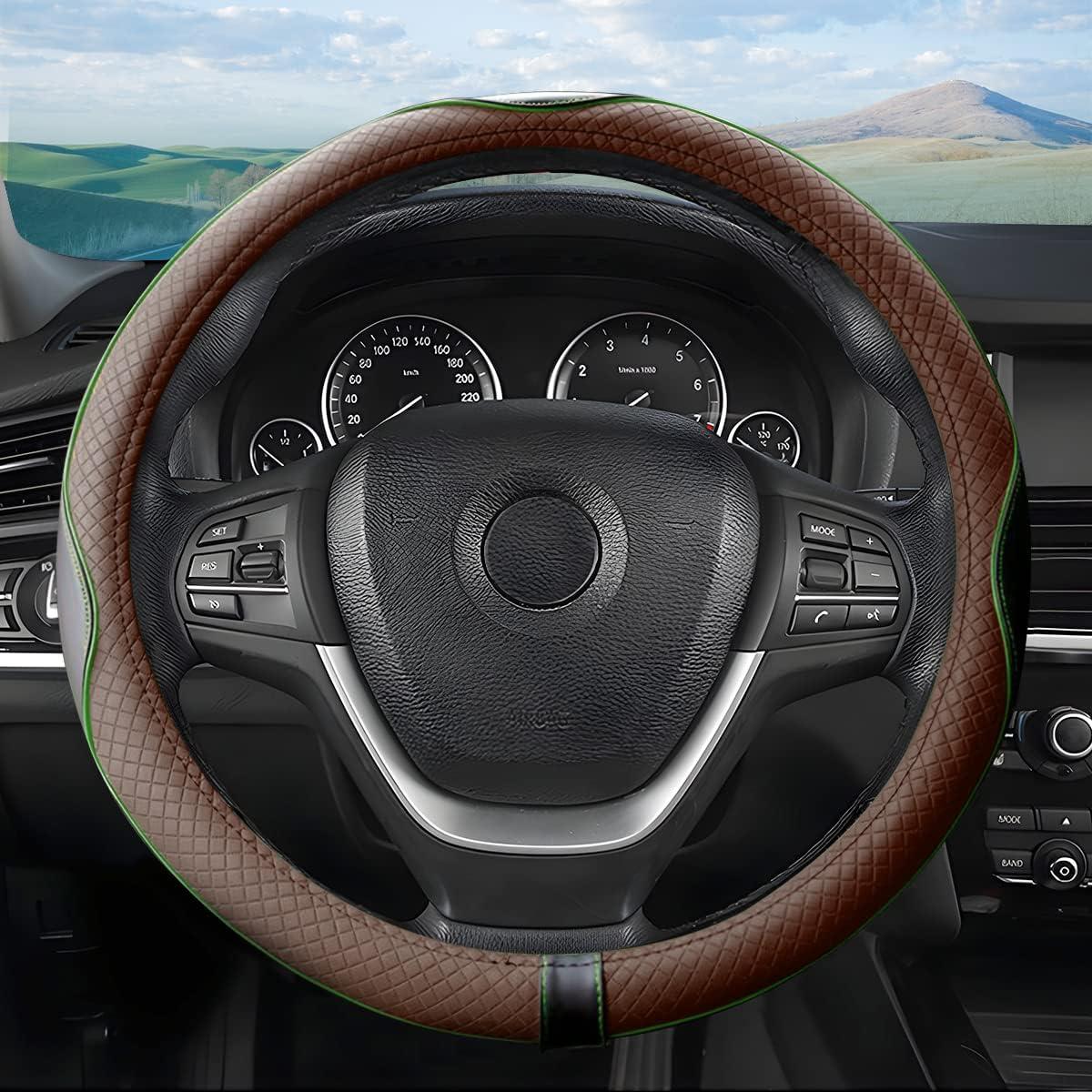 Funda de Volante de Cuero Moly Magnolia 38cm Antideslizante