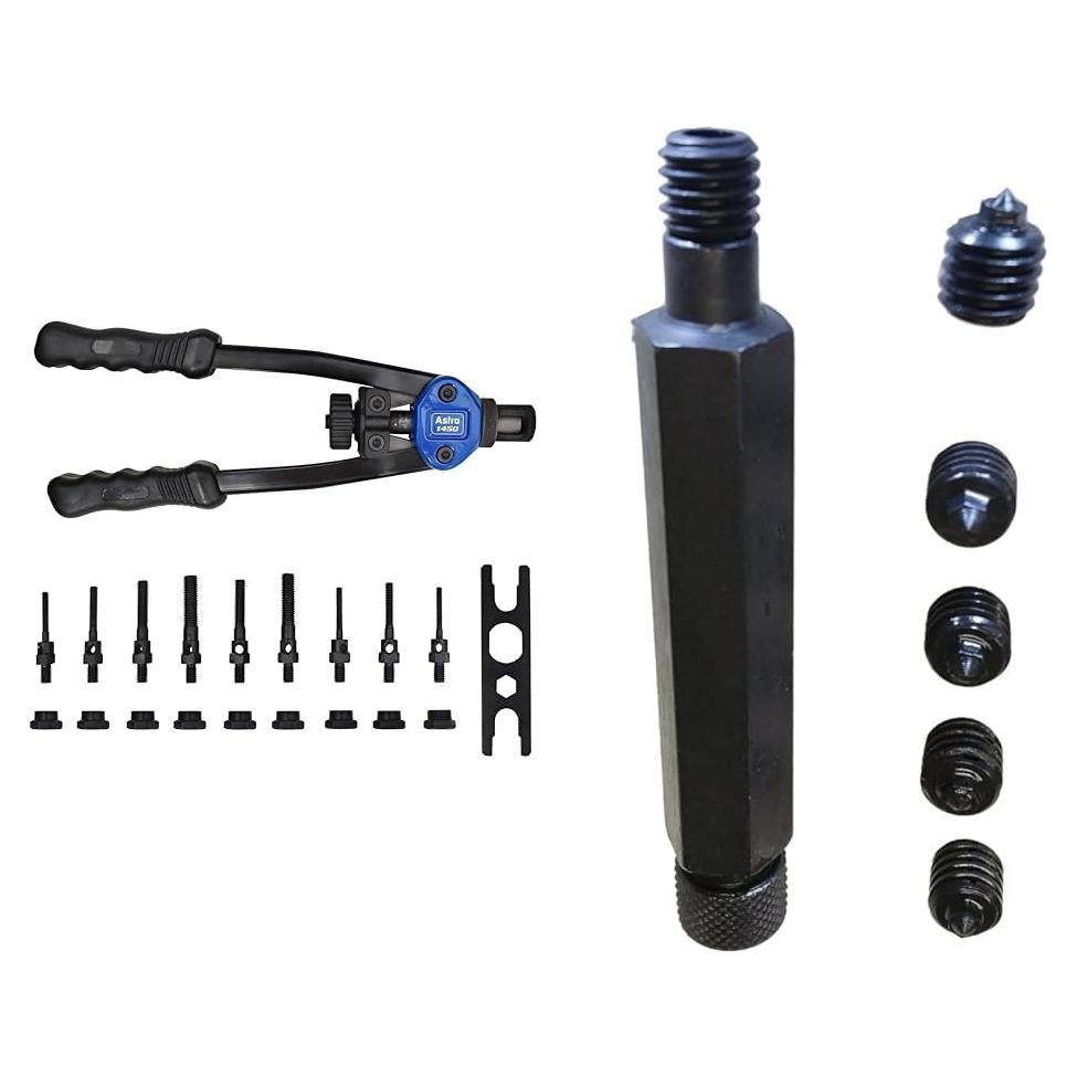 Kit de Setter de Tuercas Remachadas Astro Pneumatic 33 cm + Tornillos M8