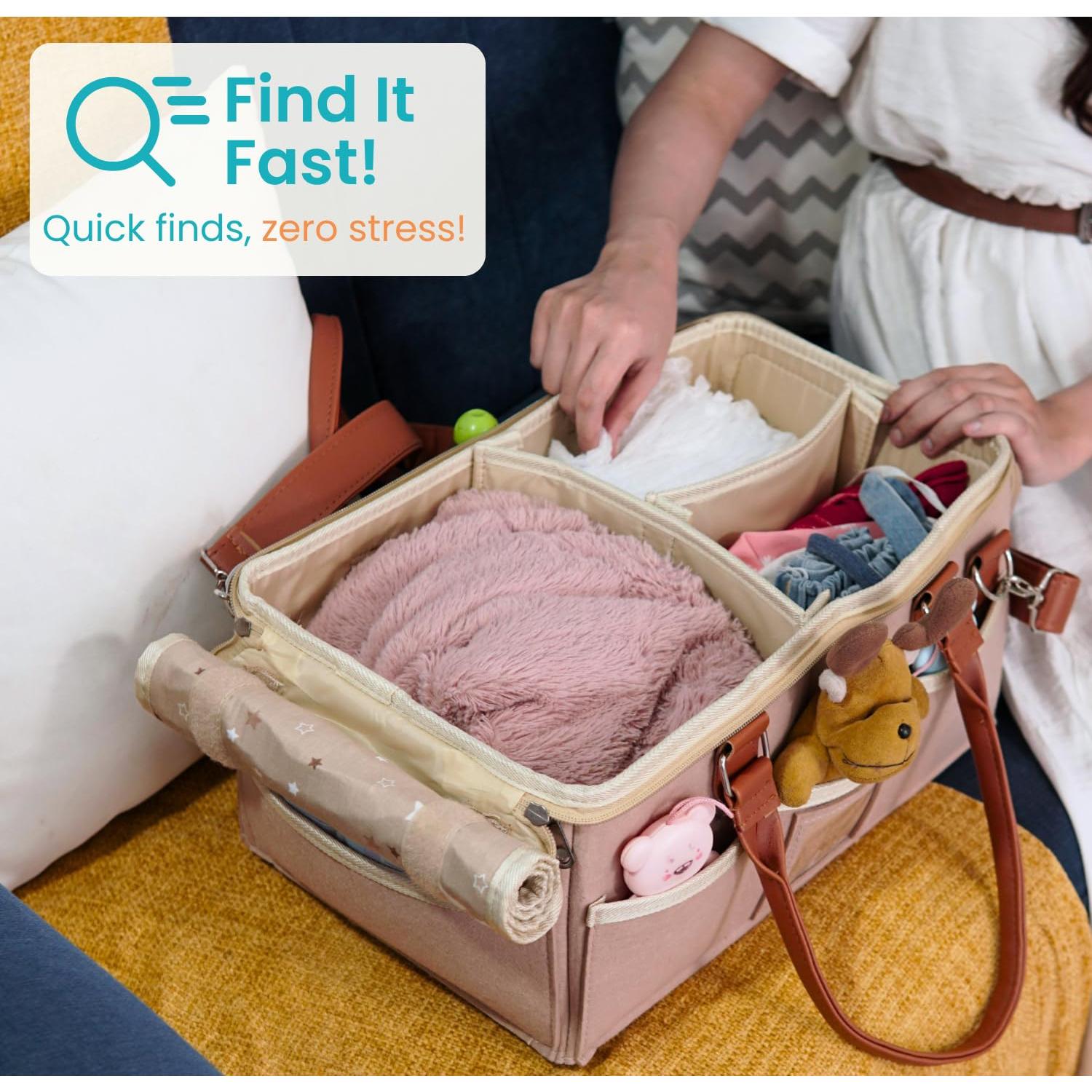 Organizador de Pañales Home For Each Marrón Impermeable