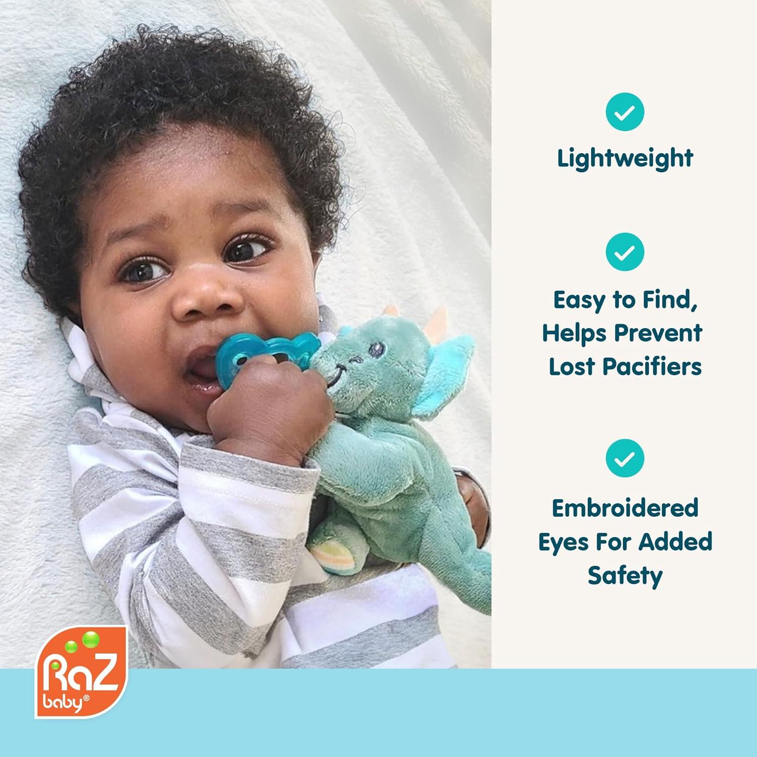 RaZbaby Oso RaZbuddy Portador de Chupete Peluche 0 Meses+