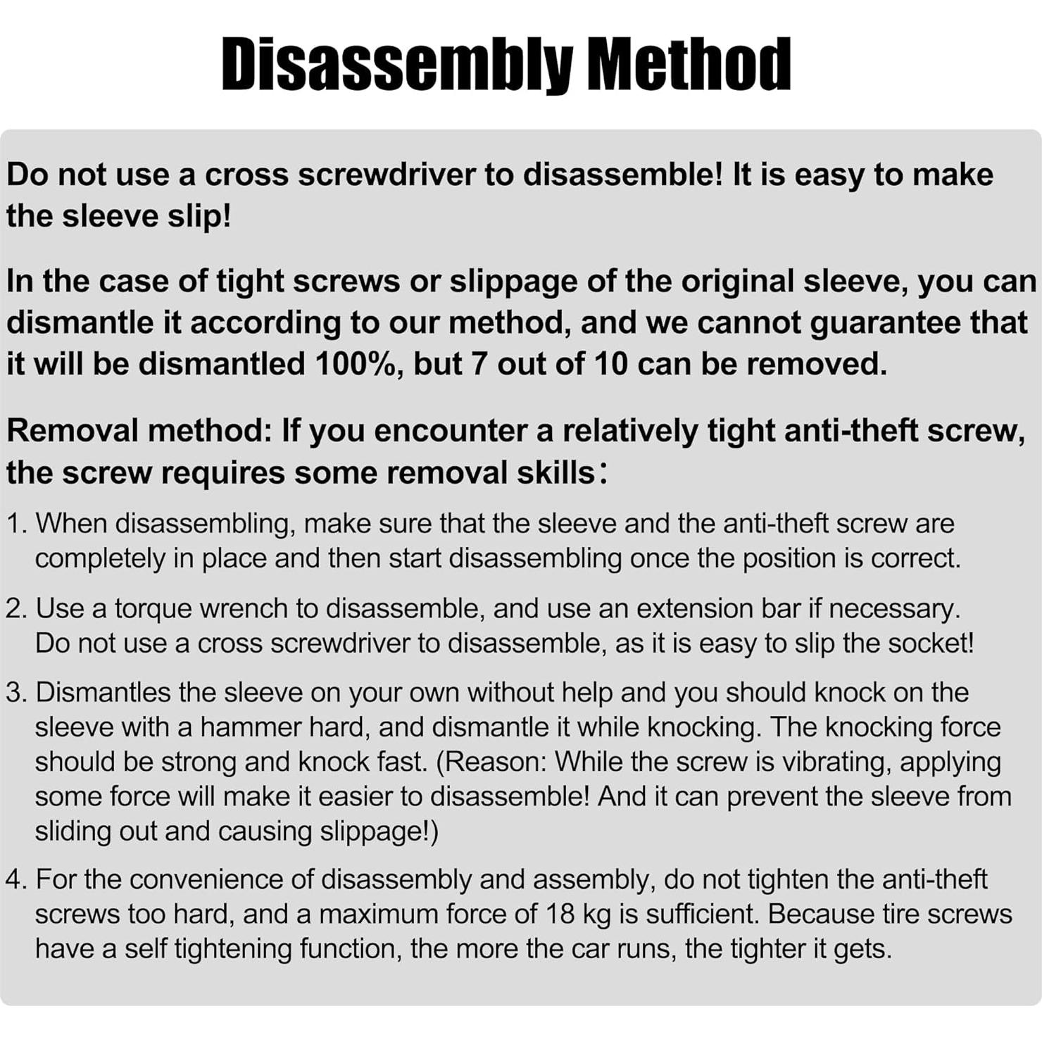 Llave de Tuerca de Bloqueo de Rueda Antirrobo X AUTOHAUX 041 para BMW