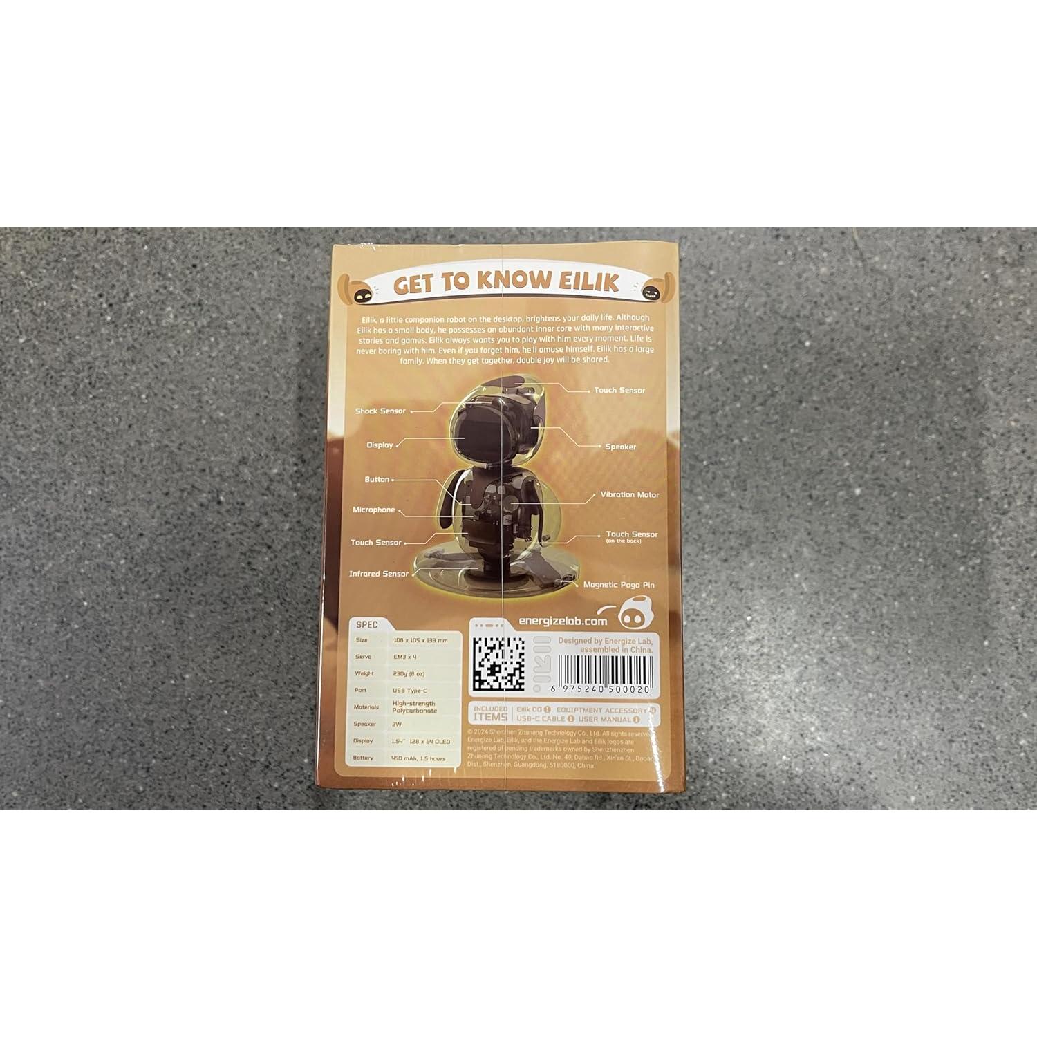 Eilik DQ - Robot Interactivo Táctil para Niños 3+