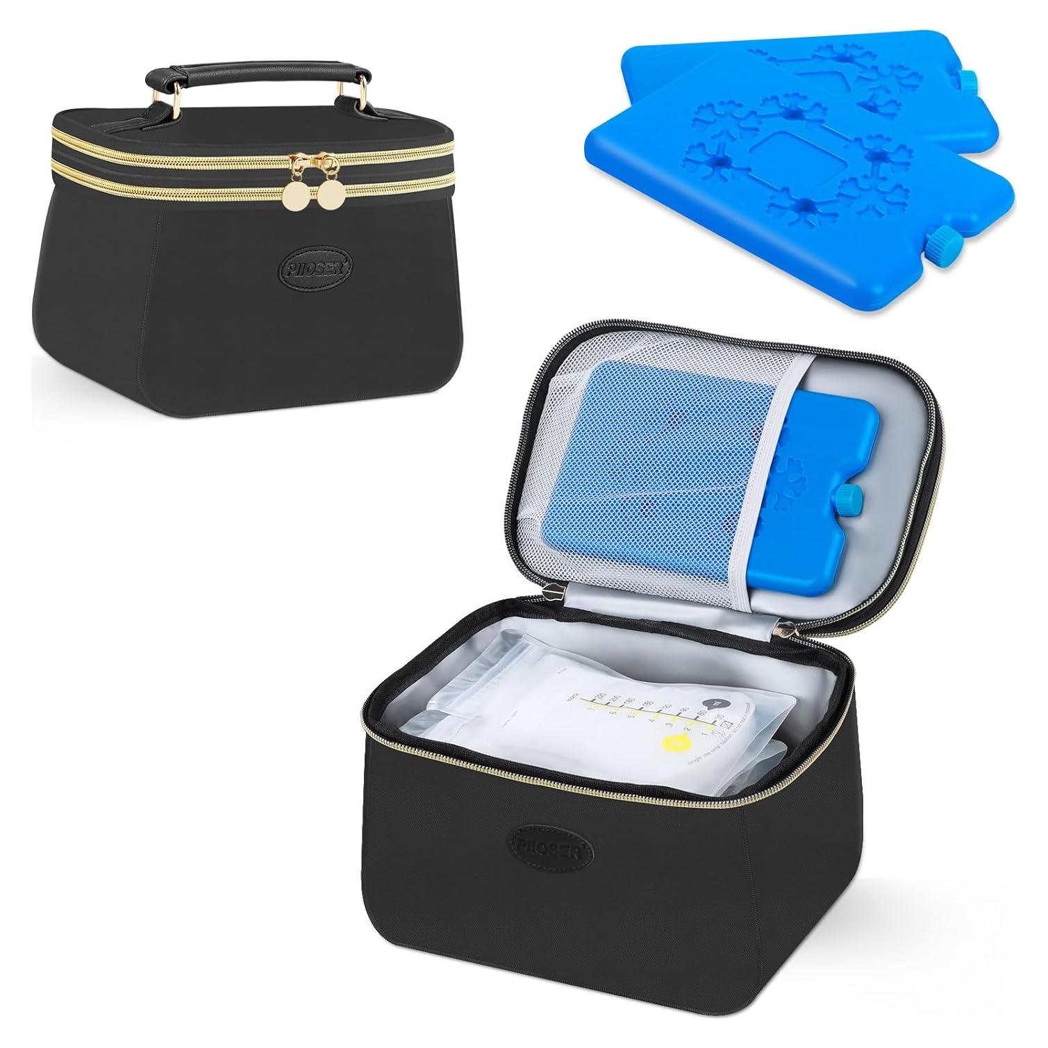 Bolsa Térmica PIIOSER para Leche Materna 5.3L Negra