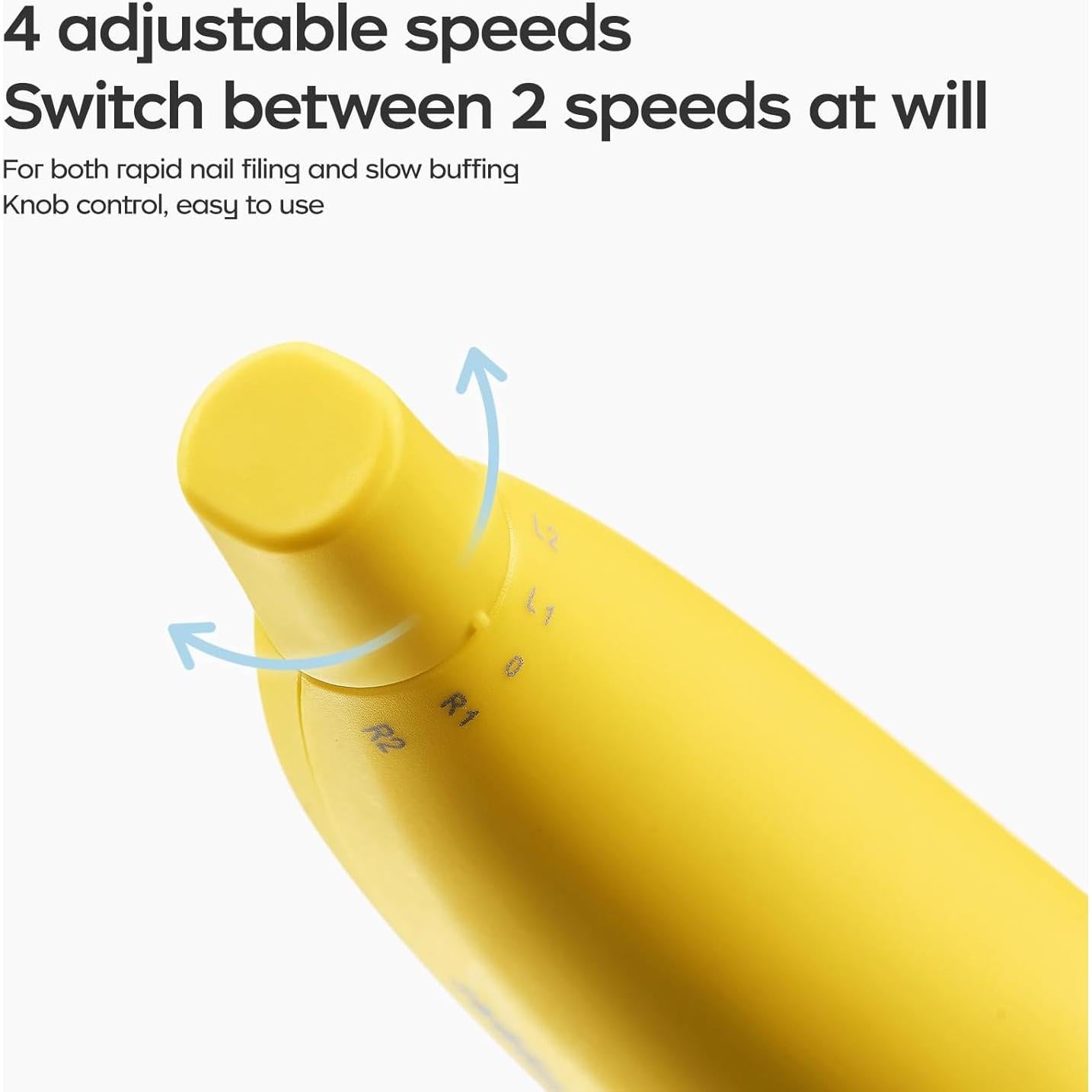 Cortador de Uñas Eléctrico BC Babycare Plátano Verde con Luz