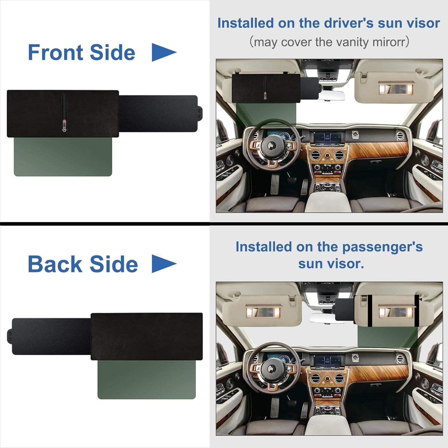 Visera Solar Polarizada Veharvim VH-SV04D Antirreflejo UV400