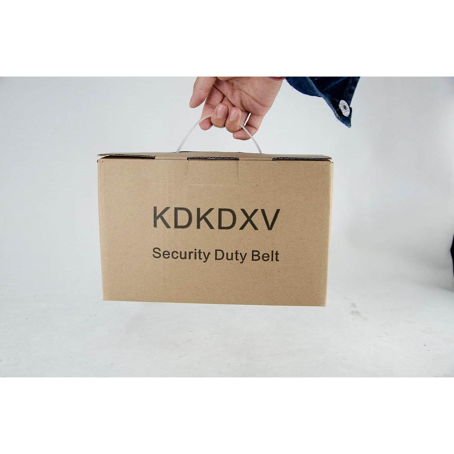 Cinturón Táctico KDKDXV 10 en 1 Ajustable 5,08 cm Negro