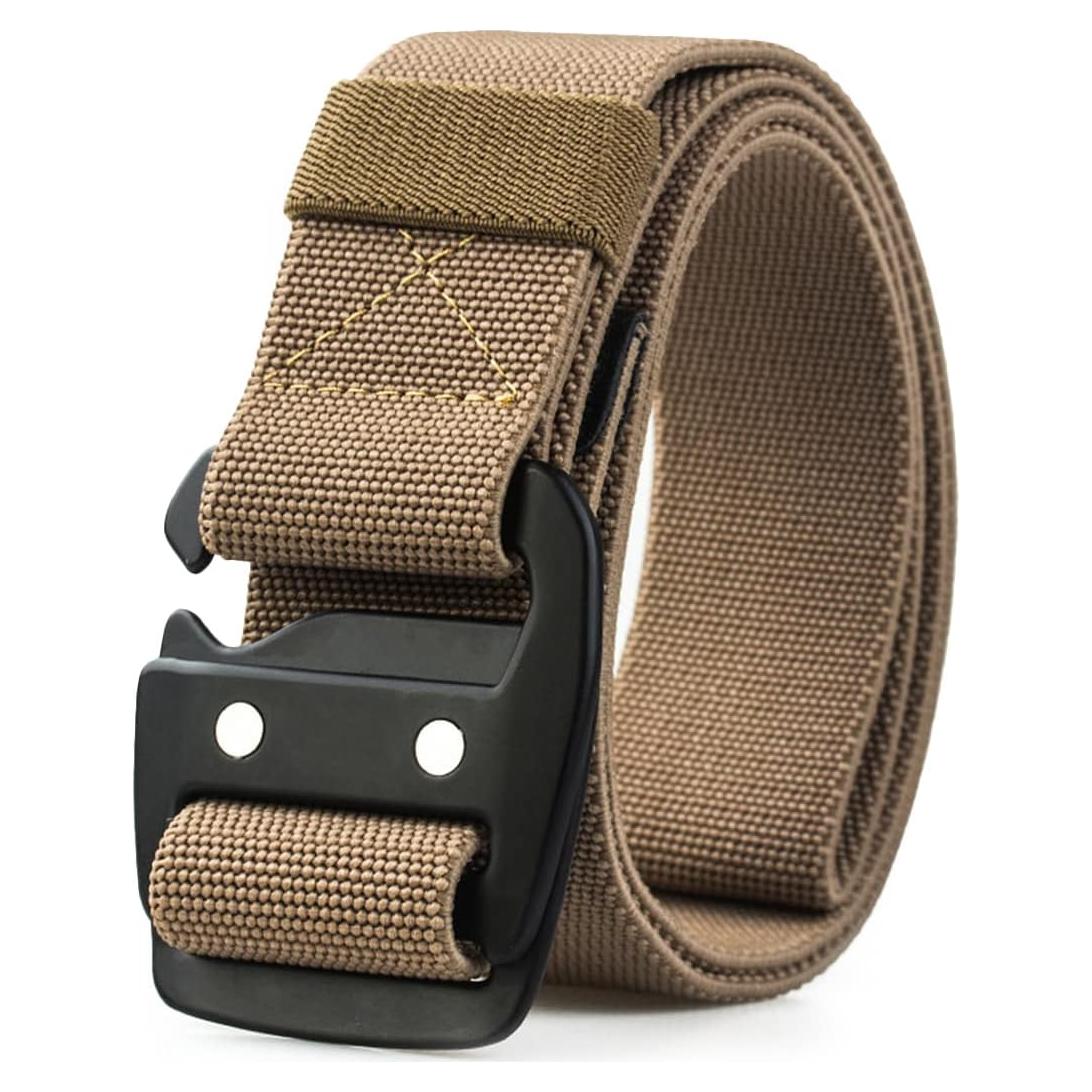 Cinturón Táctico WYuZe Elástico Militar Ajustable 28-56 cm