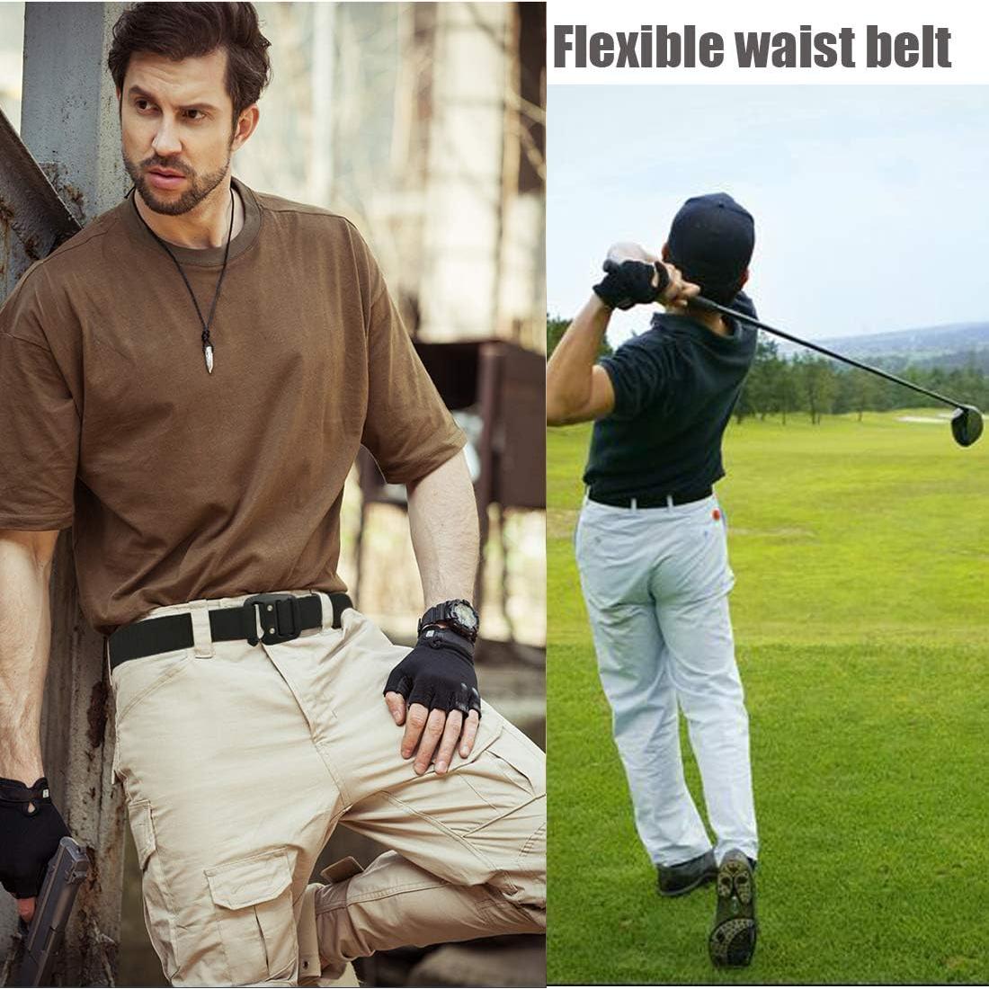 Cinturón Táctico WYuZe Elástico Militar Ajustable 28-56 cm