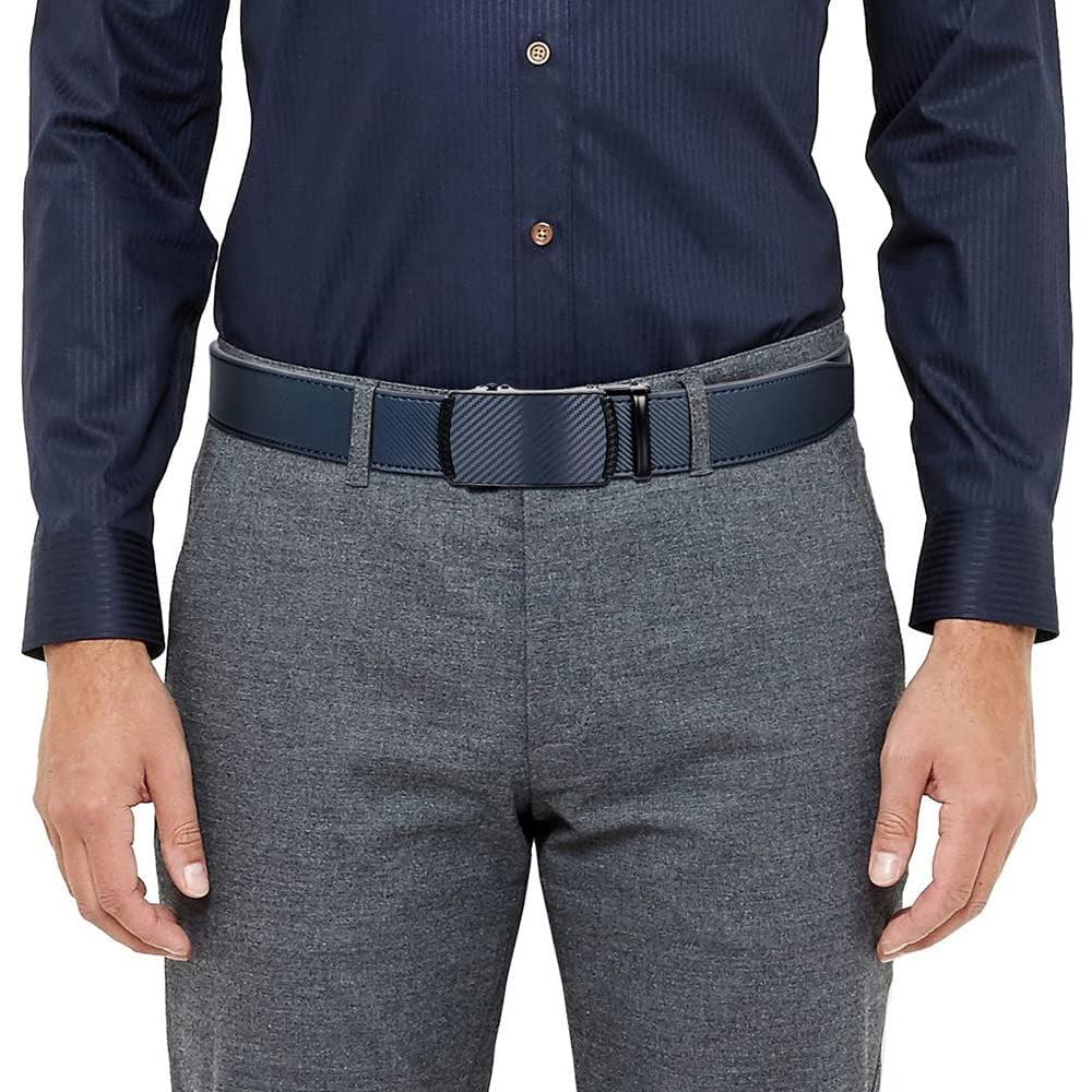 Cinturón DOOPAI de cuero genuino ajustable 3,49 cm