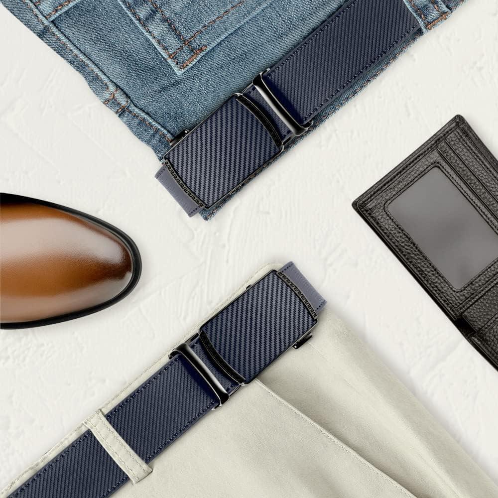 Cinturón DOOPAI de cuero genuino ajustable 3,49 cm