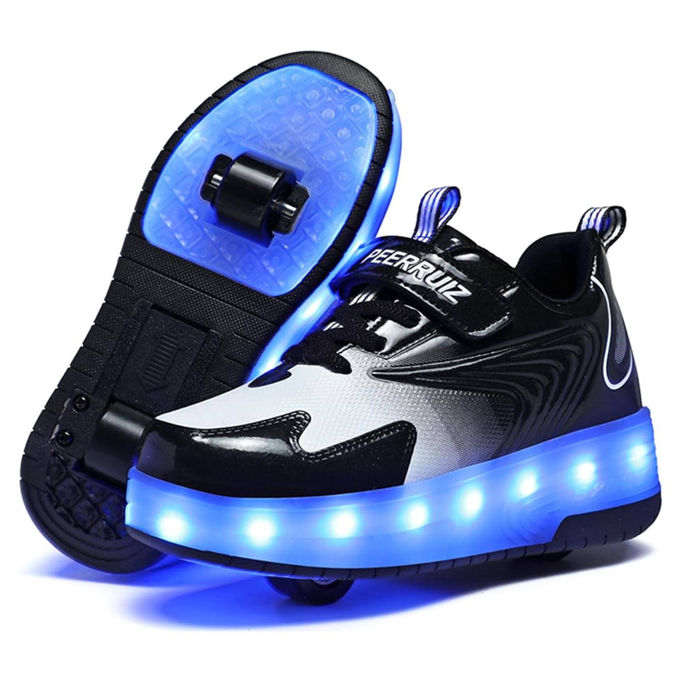 Zapatillas de Patinaje Ehauuo LED Recargables para Niños